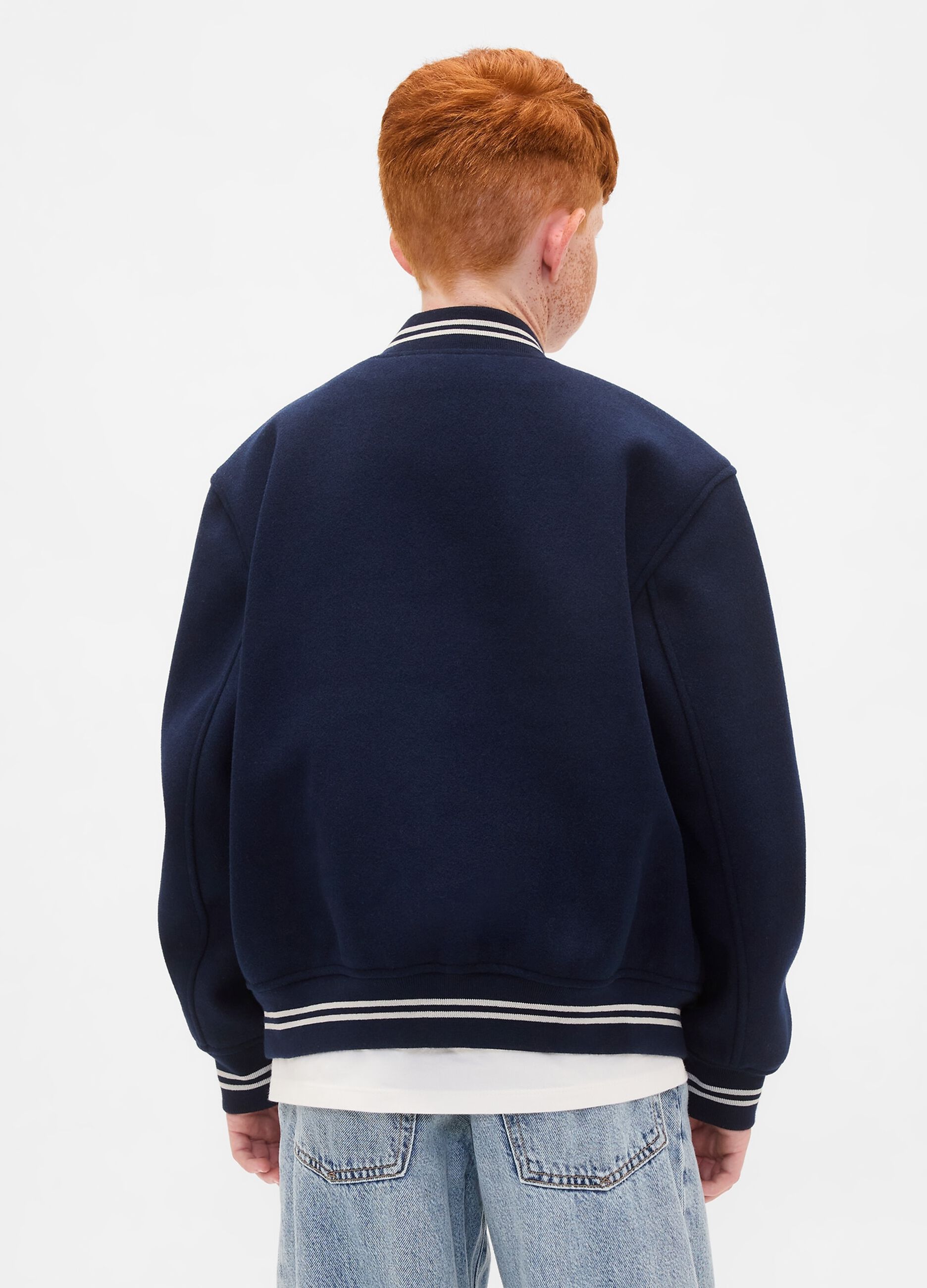 Blue bomber jacket for kids_1