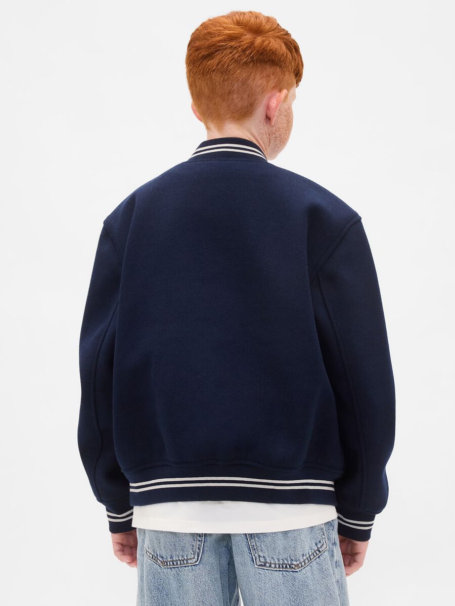Blue bomber jacket for kids Boy_1