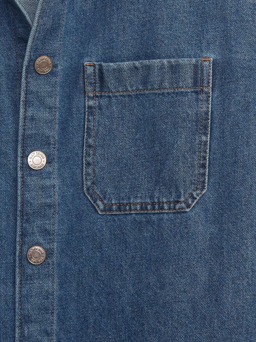 Denim shacket with pockets Boy_2