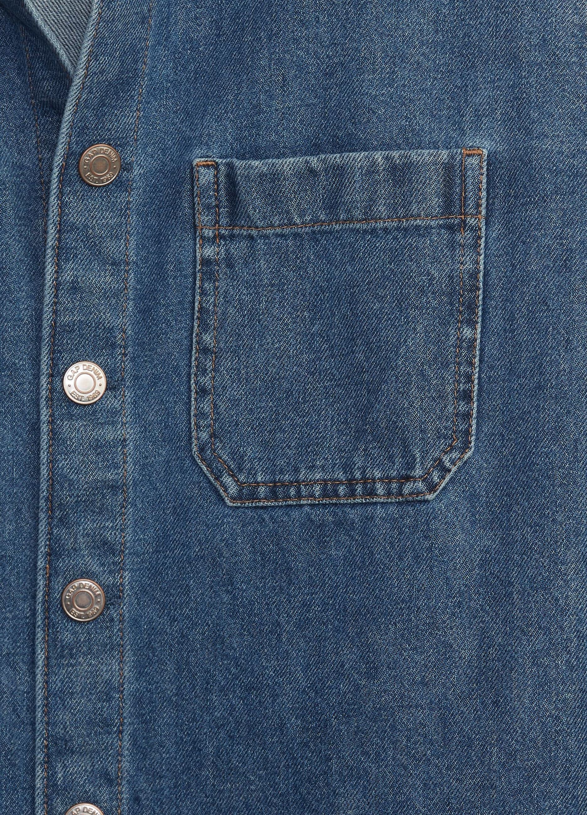 Denim shacket with pockets_2