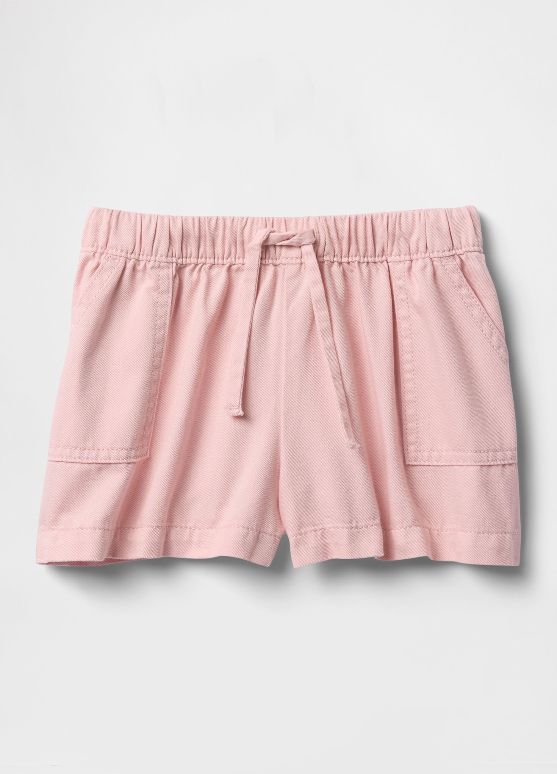 Shorts rosa da bambino con coulisse_1