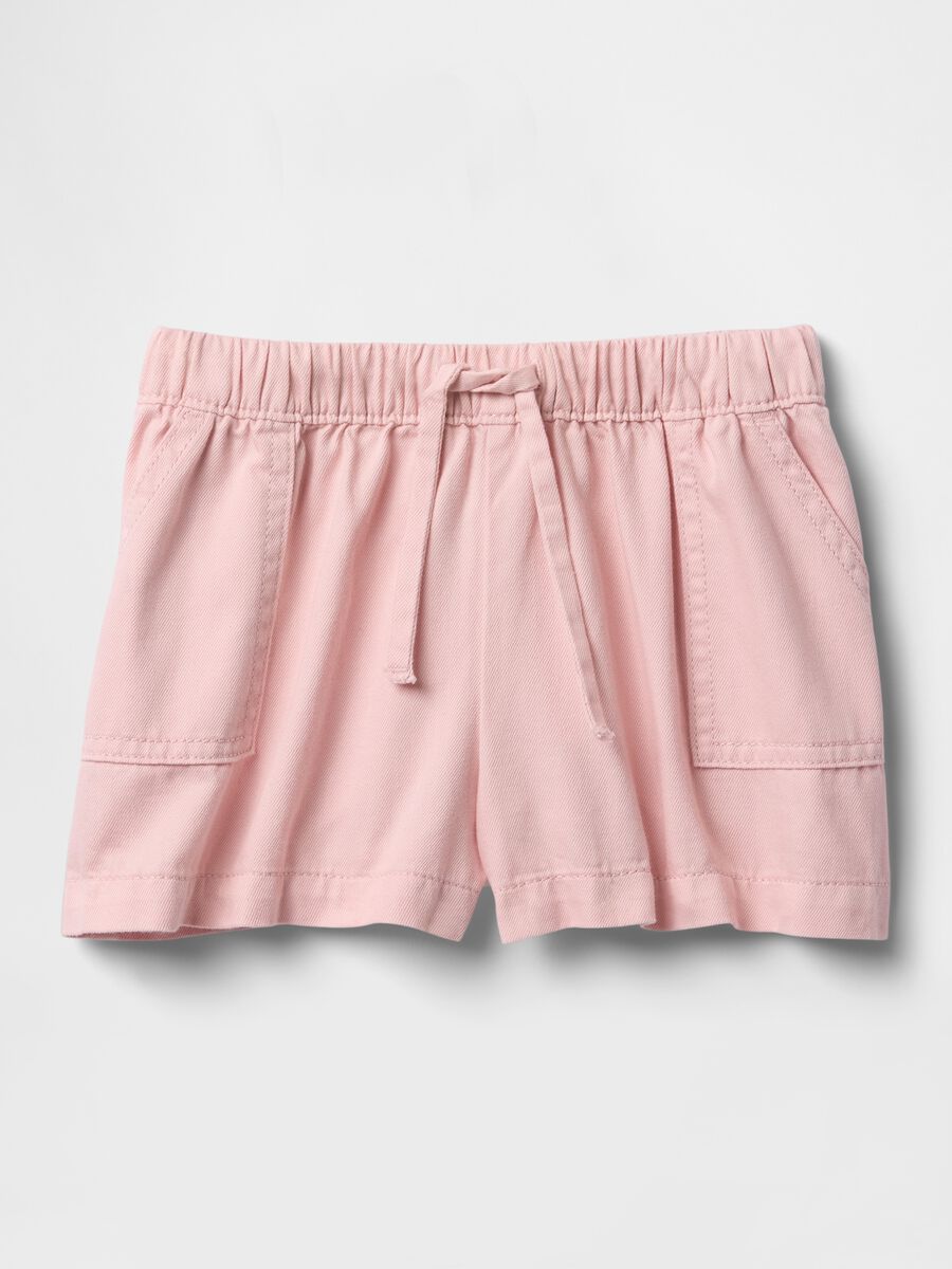 Shorts rosa da bambino con coulisse Bimba_1