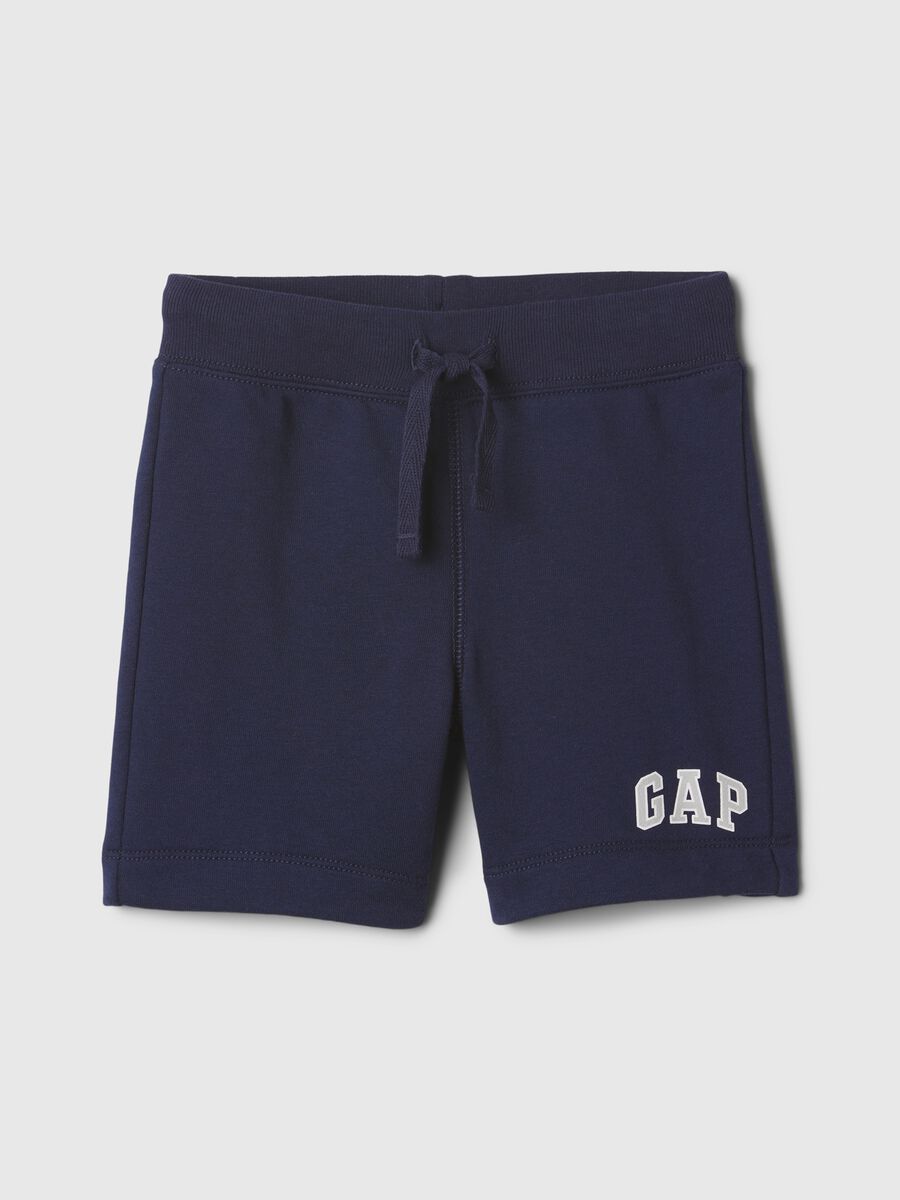 Bermuda jogger con stampa logo Bimbo_0