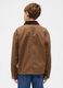 Giacca marrone per bambino in cotone_1