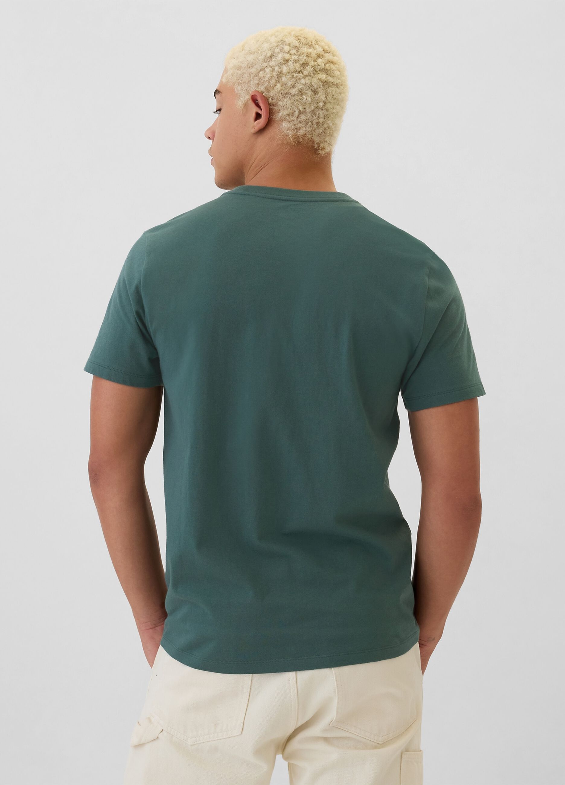 Cotton T-shirt with logo print_2
