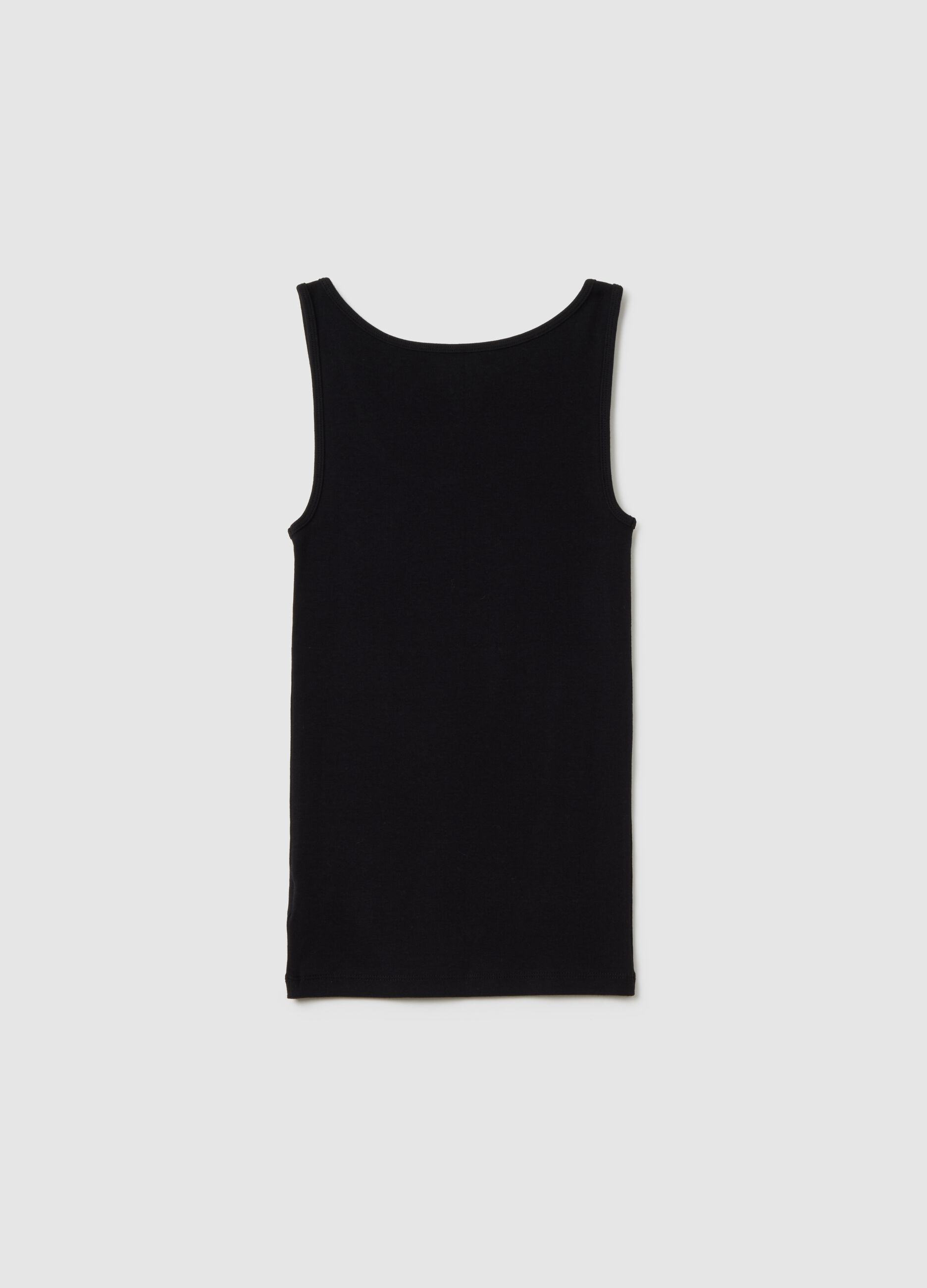 Tank top in cotone e modal stretch_3