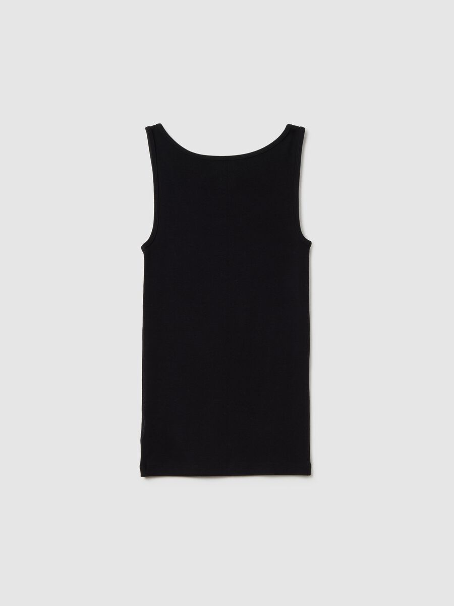 Tank top in cotone e modal stretch Donna_3