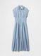 Long Cotton Denim Dress_6