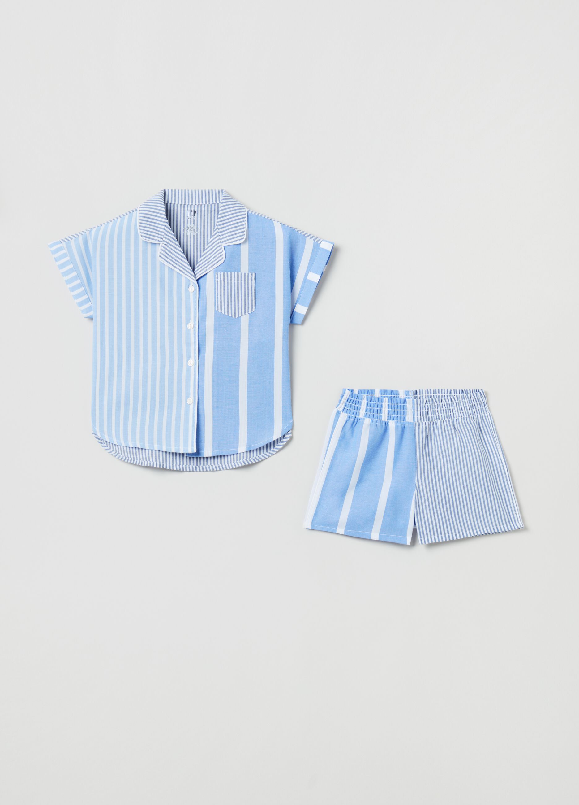 Short pyjamas with striped pattern_1