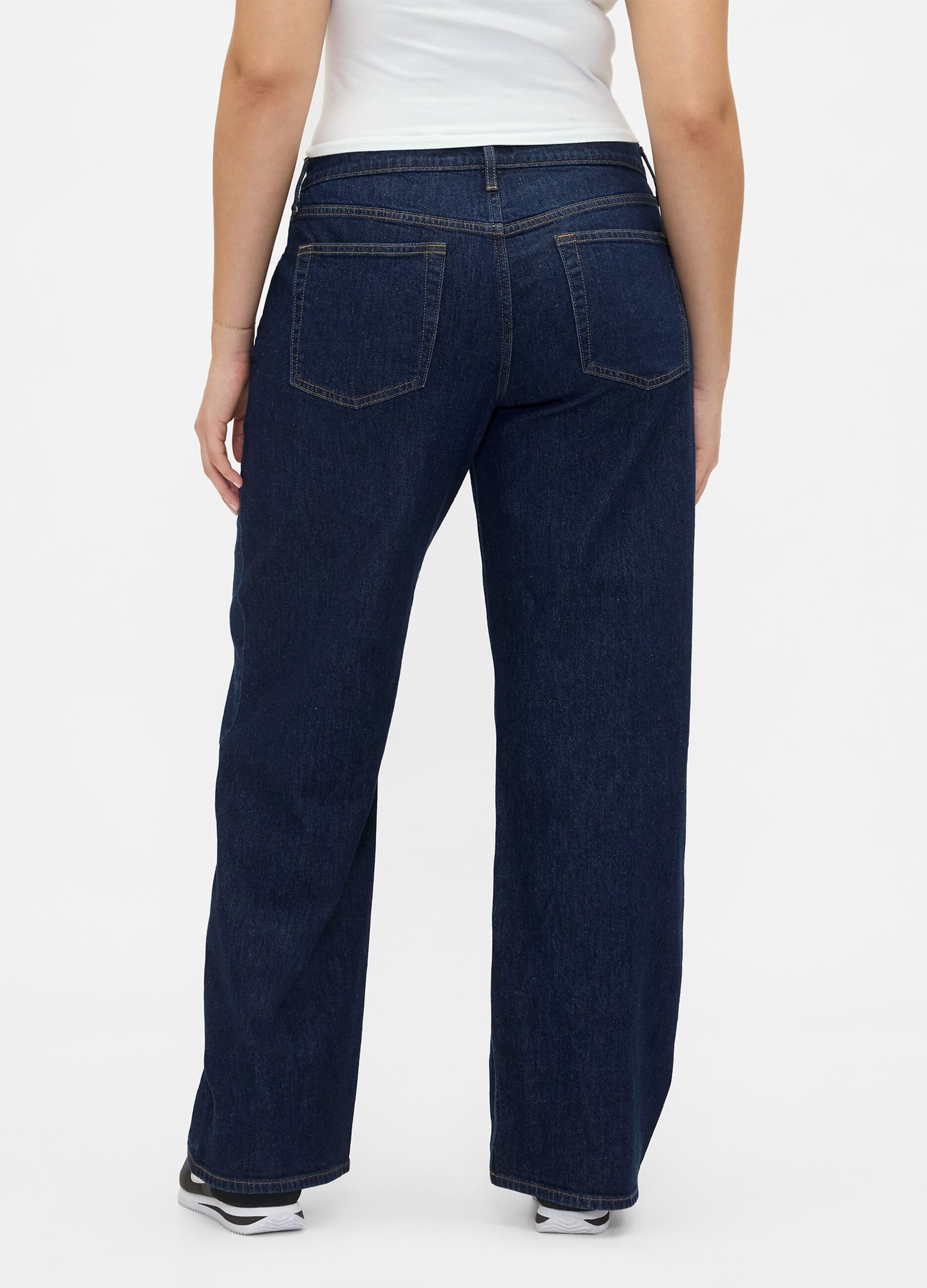 Pantaloni denim blu elasticizzati_5