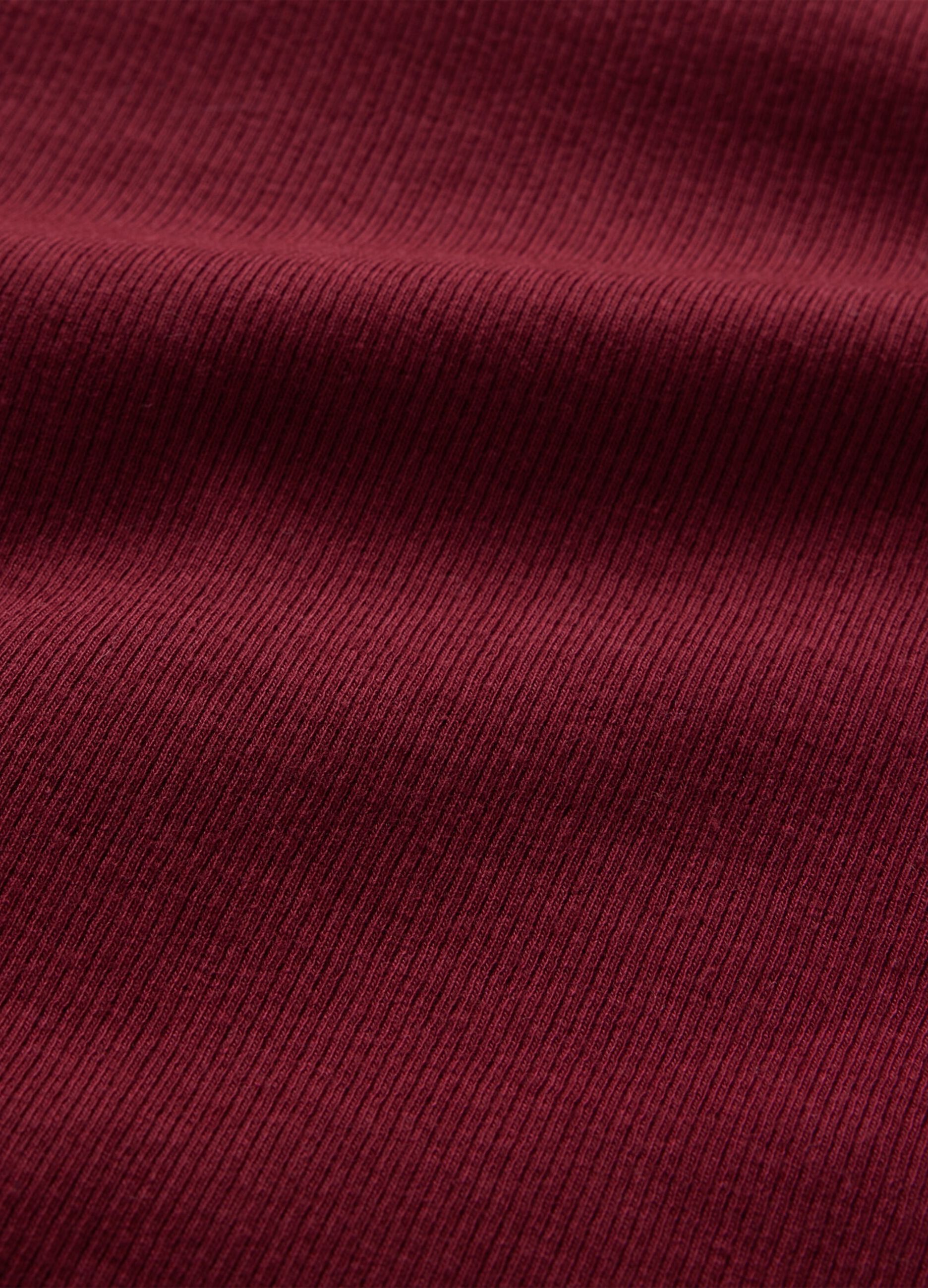 Ribbed T-shirt in stretch modal and cotton_4