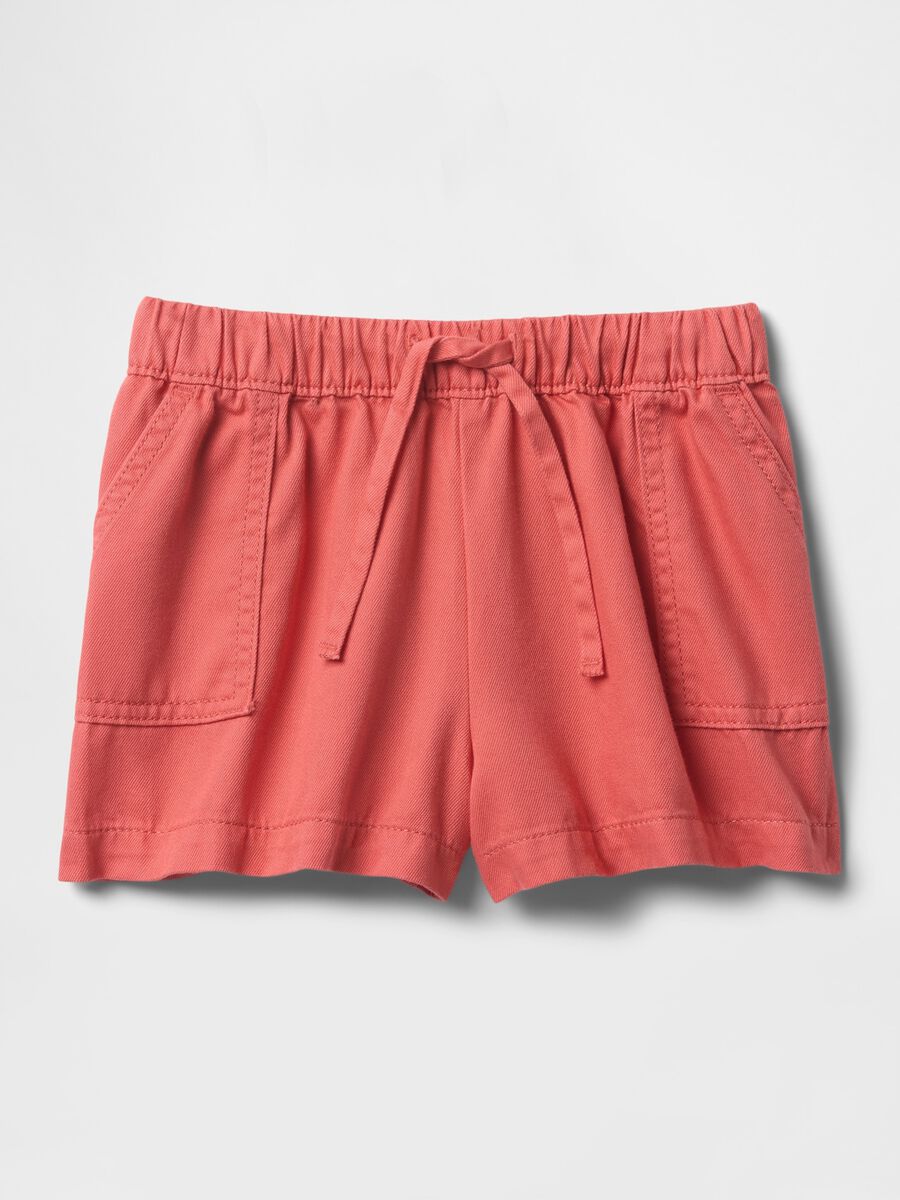 Shorts rosa in cotone Baby Girl_1