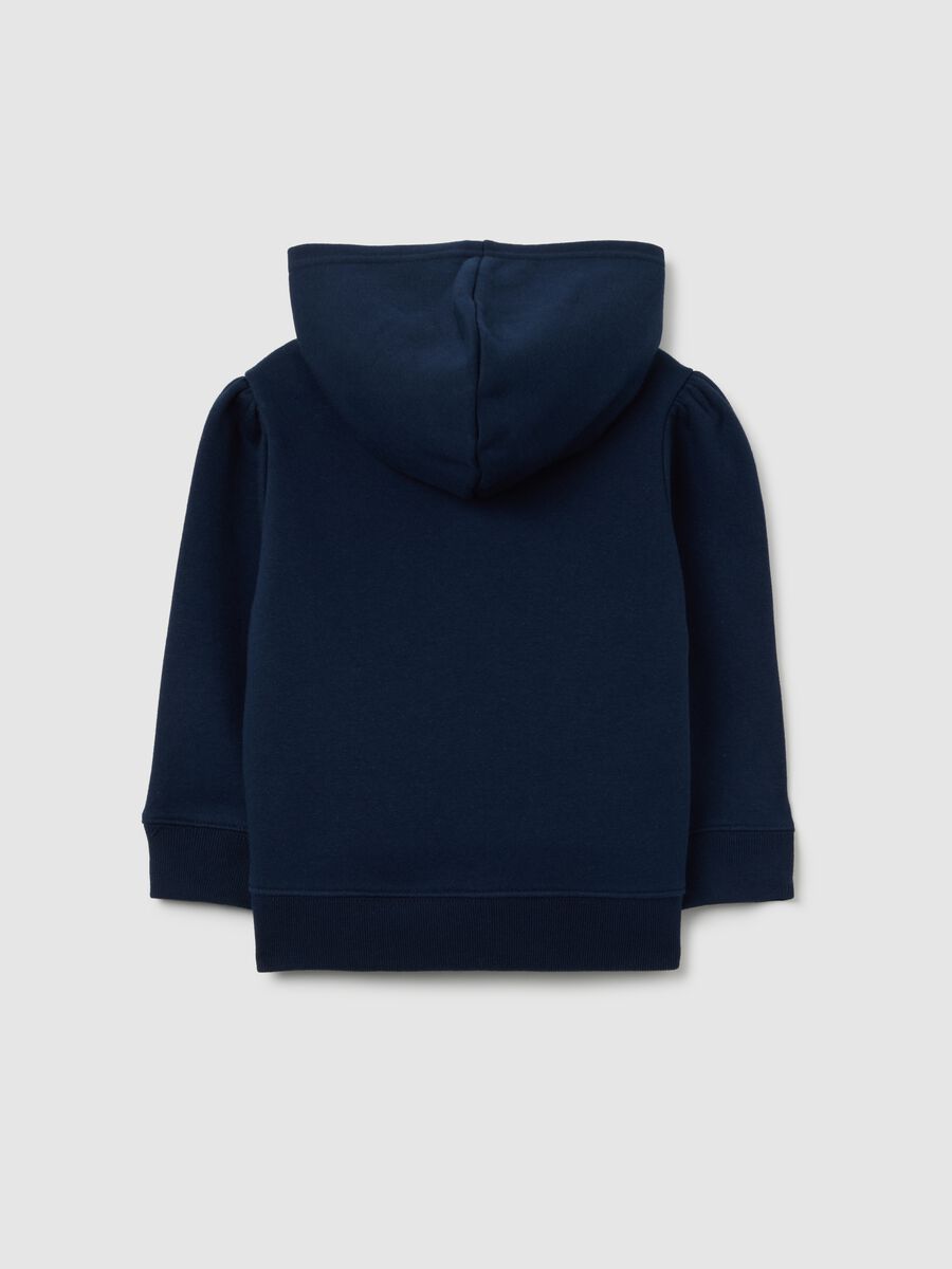 Felpa con cappuccio e patch logo Bimba_1