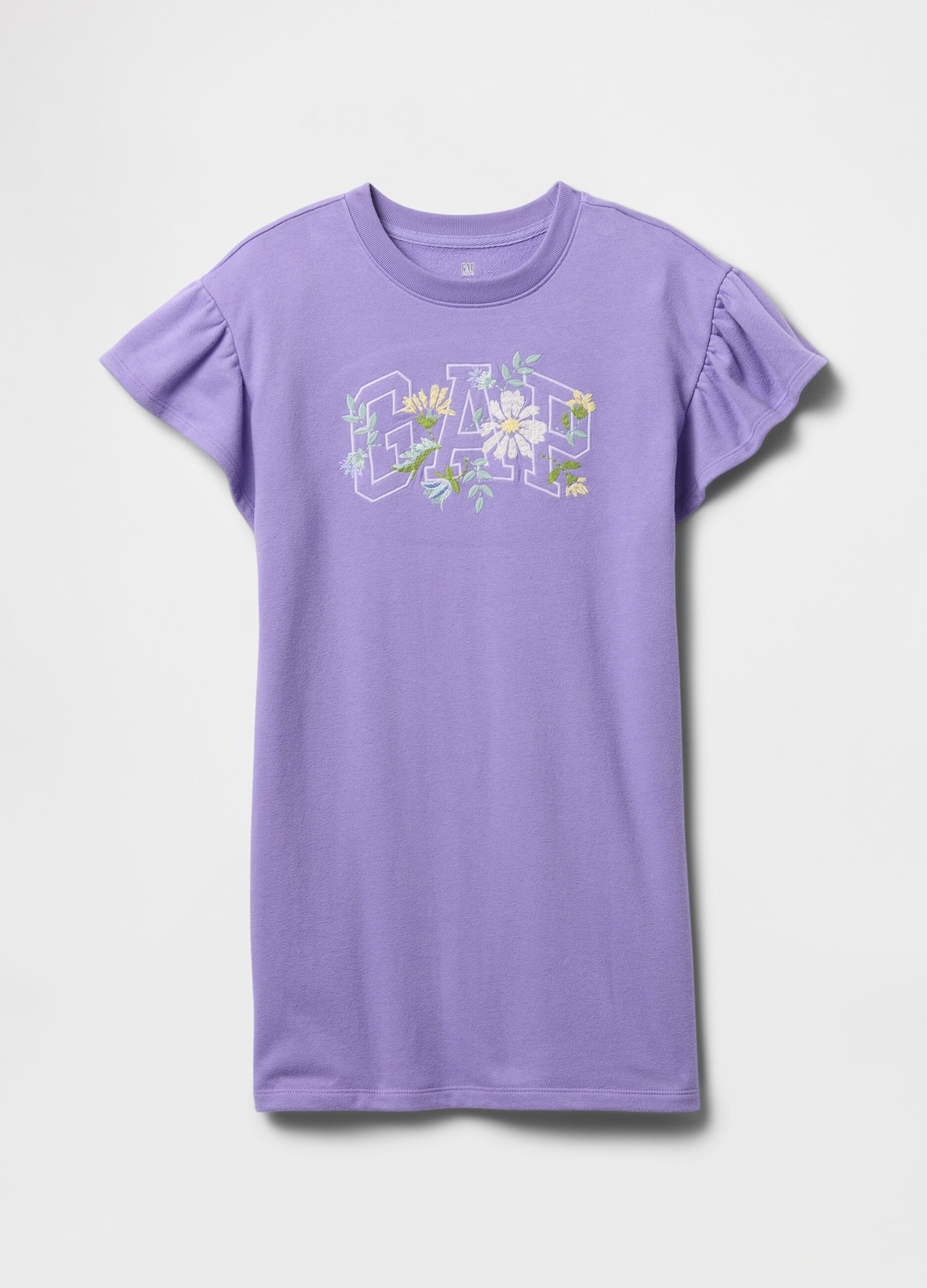 Vestito viola a maniche corte GAP Kids_3