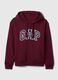 Felpa con logo GAP, cappuccio e zip in misto cotone_2