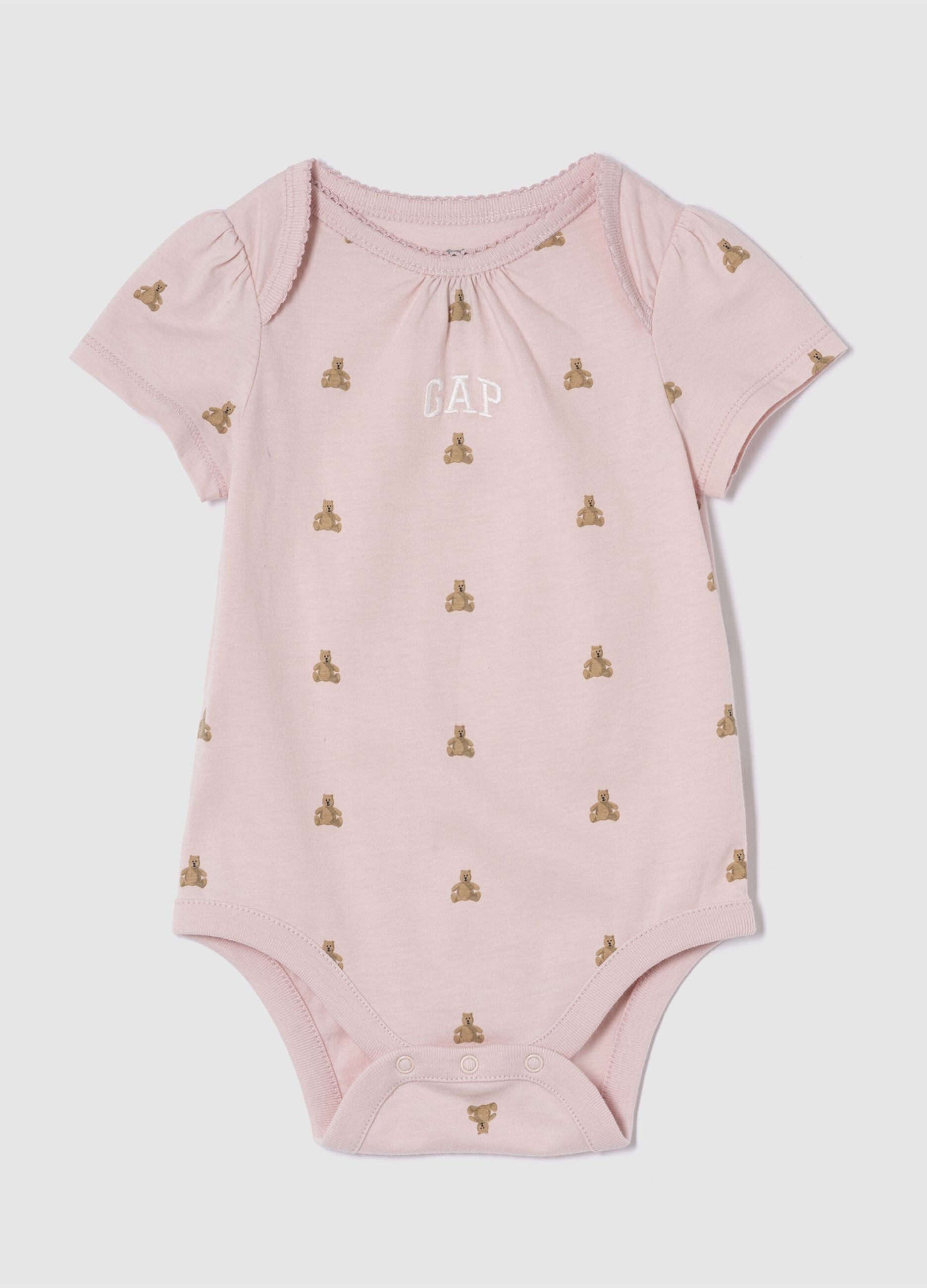 Body rosa per neonati in puro cotone GAP Kids