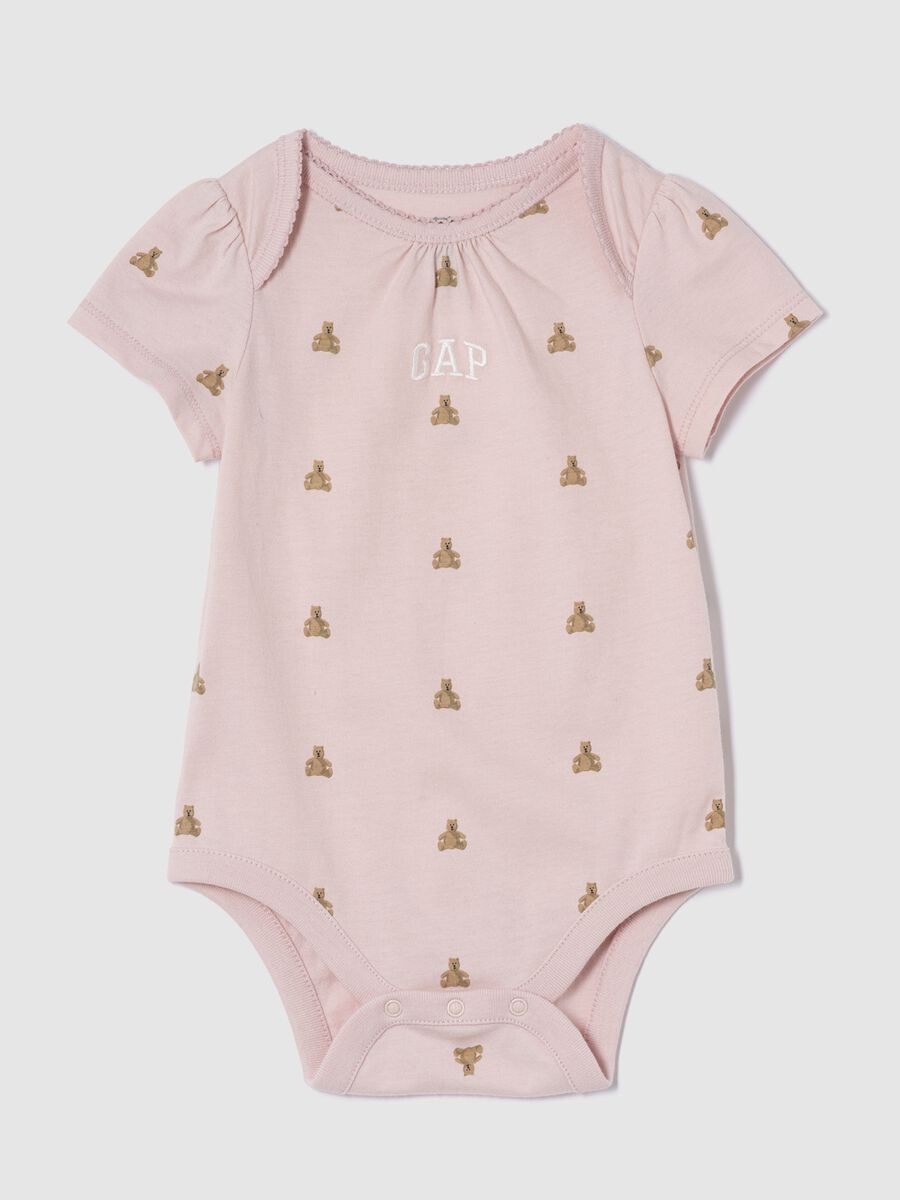 Body rosa per neonati in puro cotone GAP Kids Neonato_0