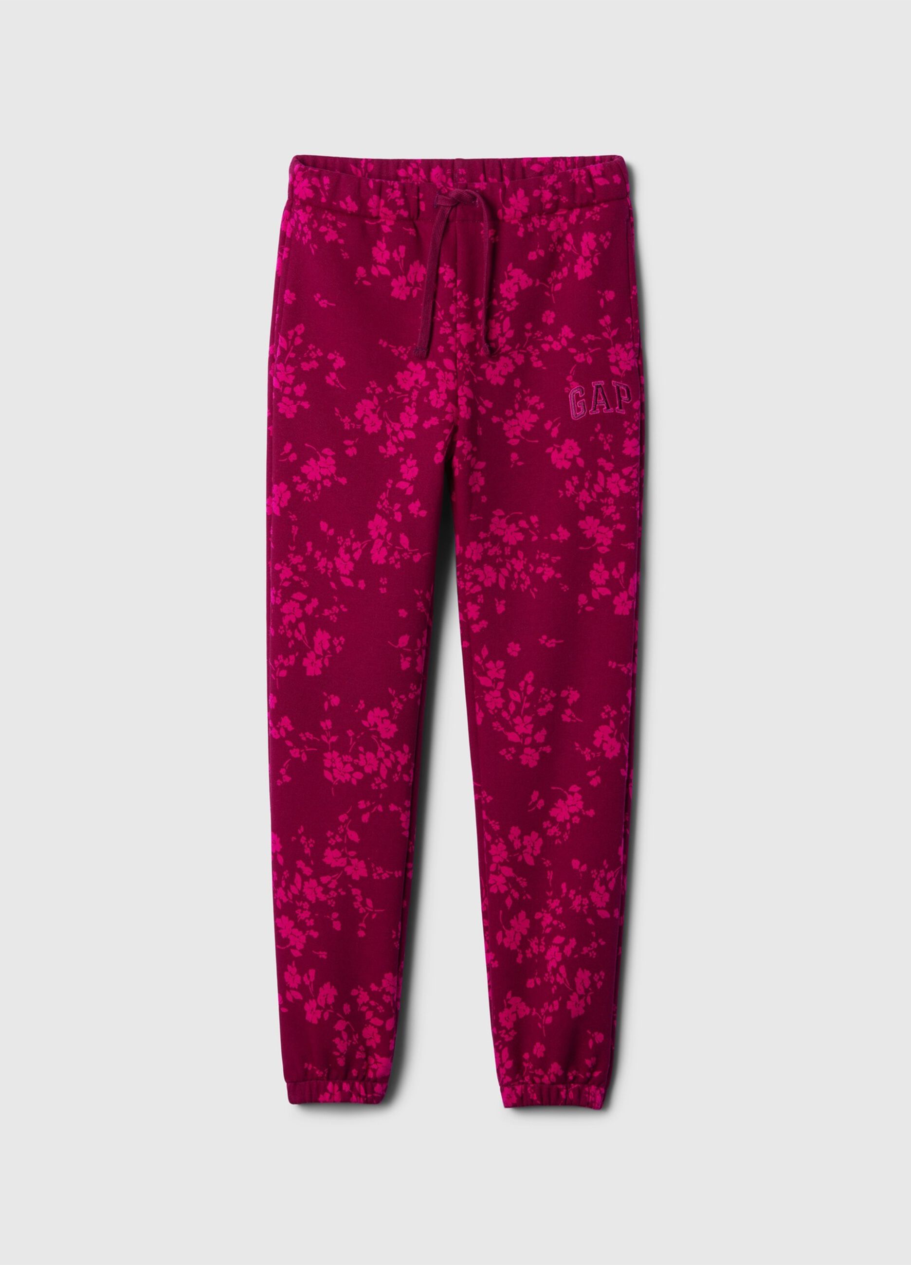 Joggers con coulisse e ricamo logo_4