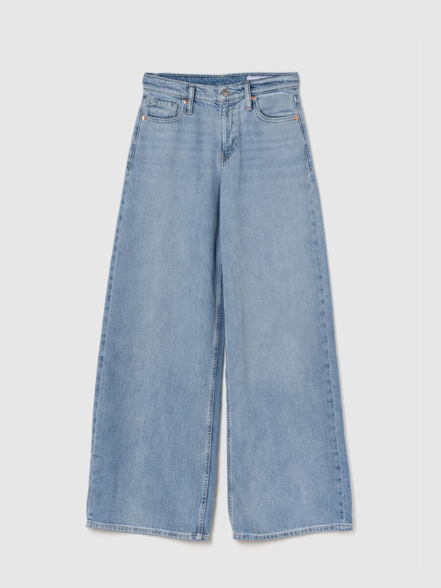 Regular-rise baggy-fit jeans Woman_5