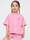 Maglietta oversize rosa