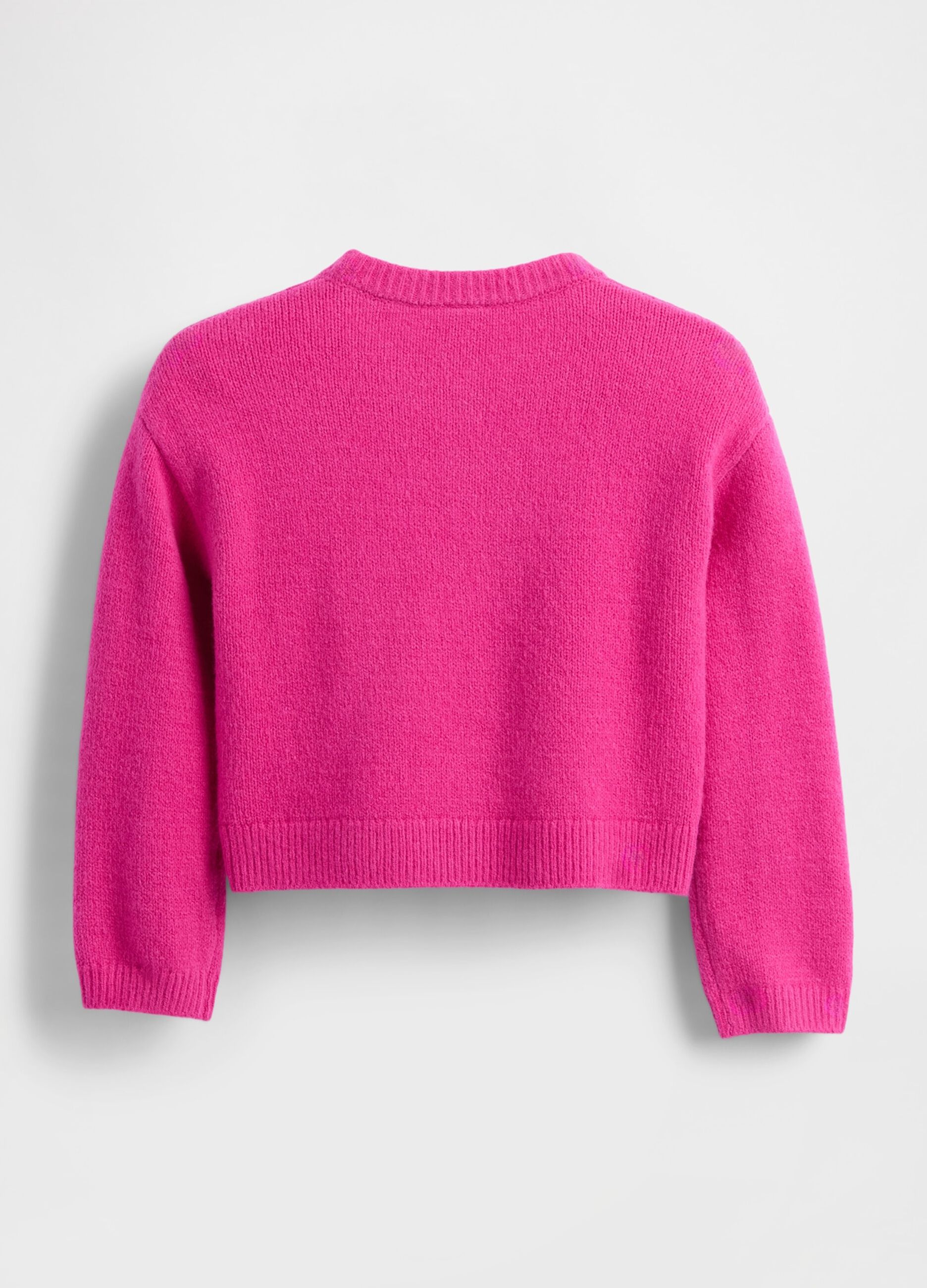 Pink Cotton Blend Cardigan_1