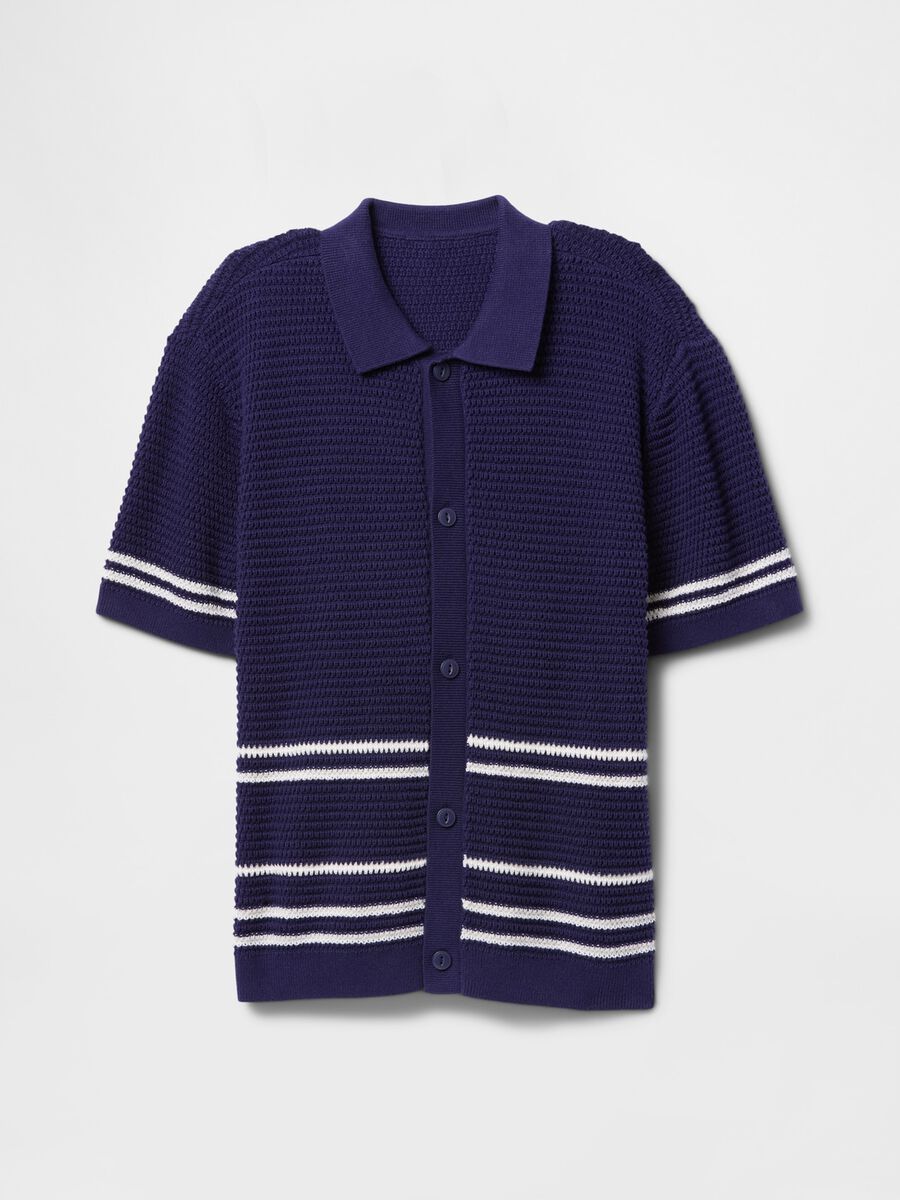 Blue Short Sleeve Polo in Pure Cotton by OVS Boy_3