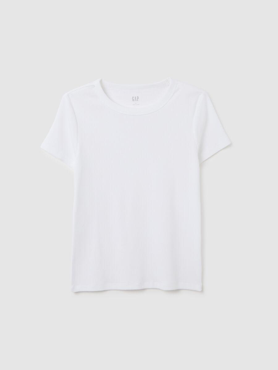 Stretch White T-shirt Woman_0