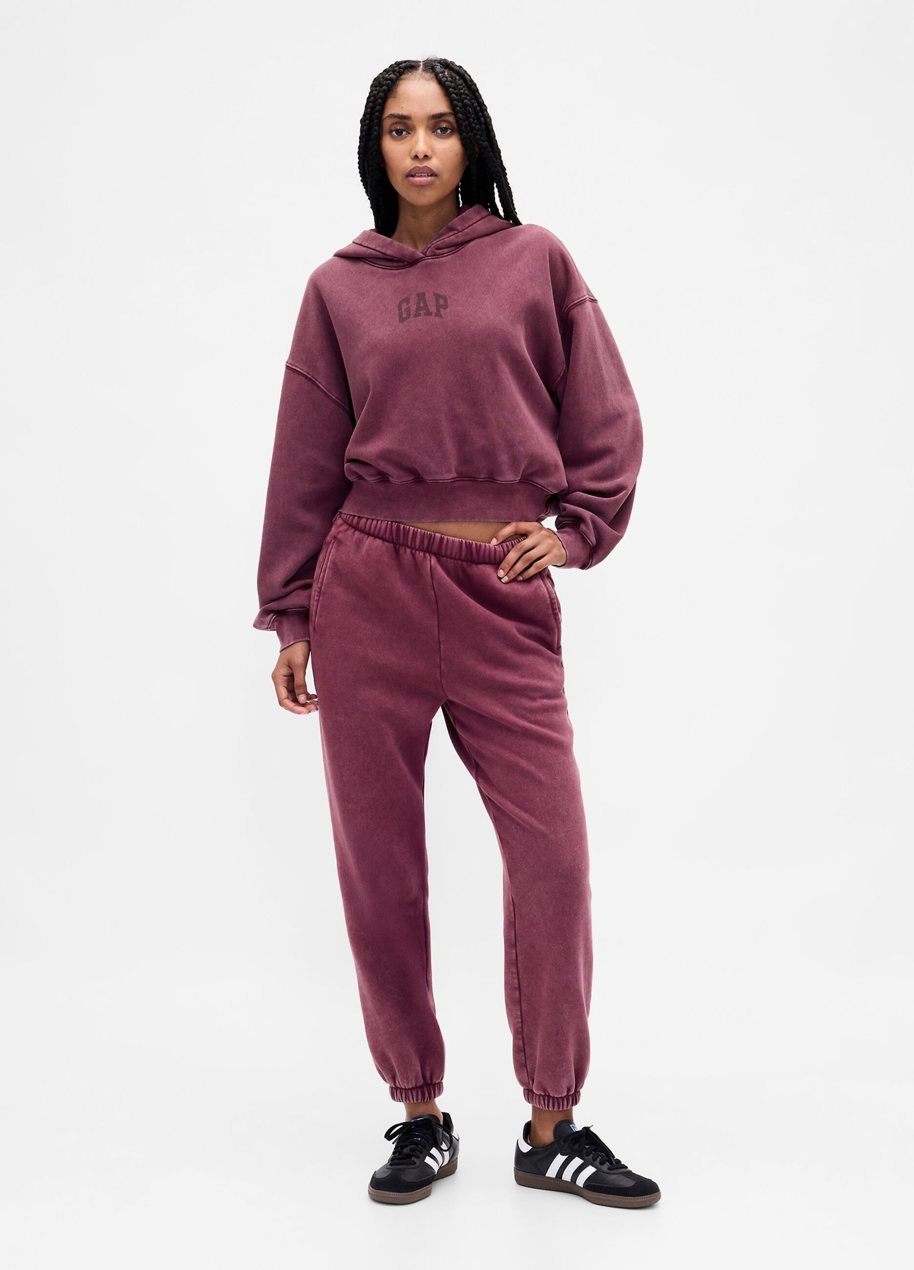 Felpa con cappuccio e logo