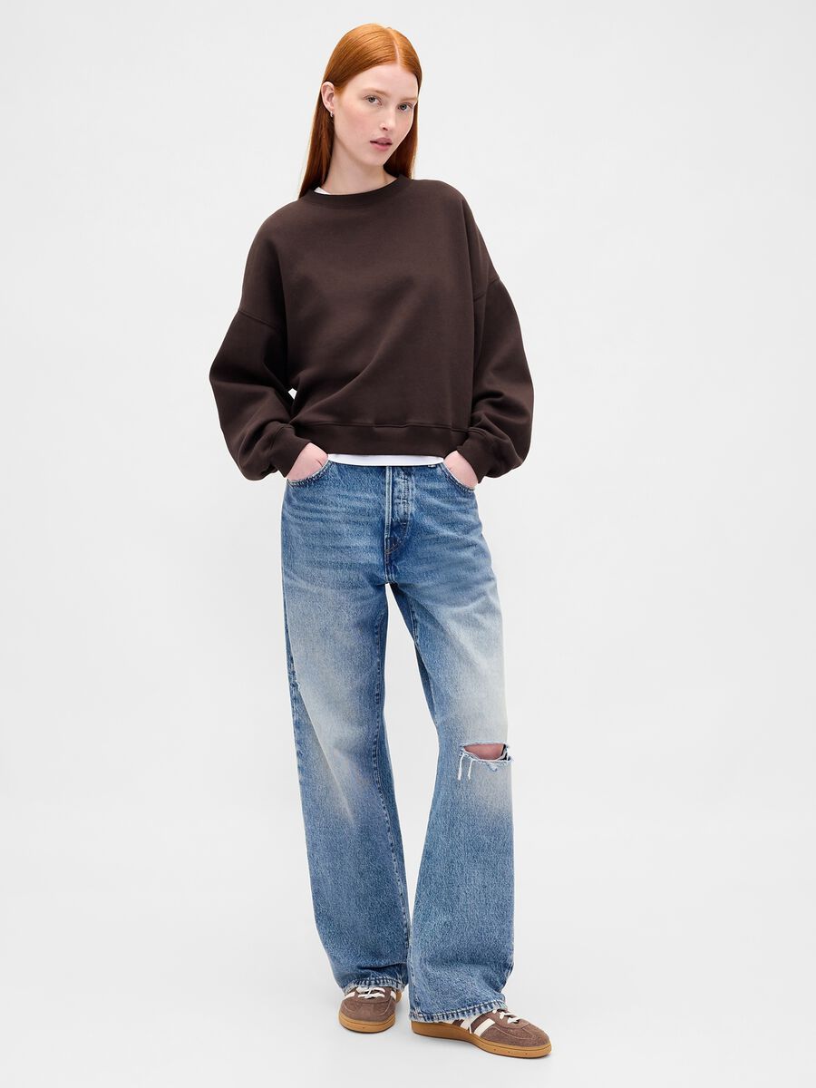 Felpa girocollo Donna_2