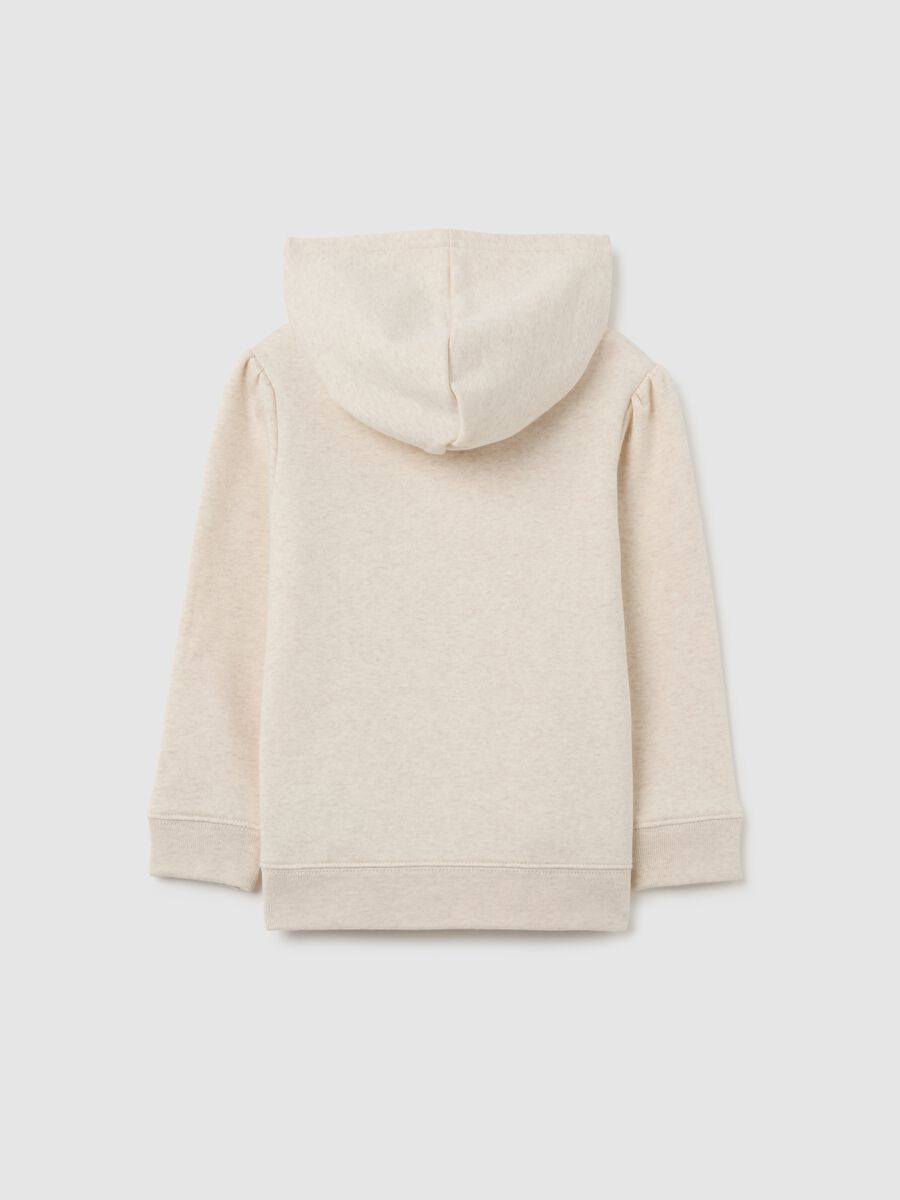 Felpa con cappuccio e patch logo Bimba_1