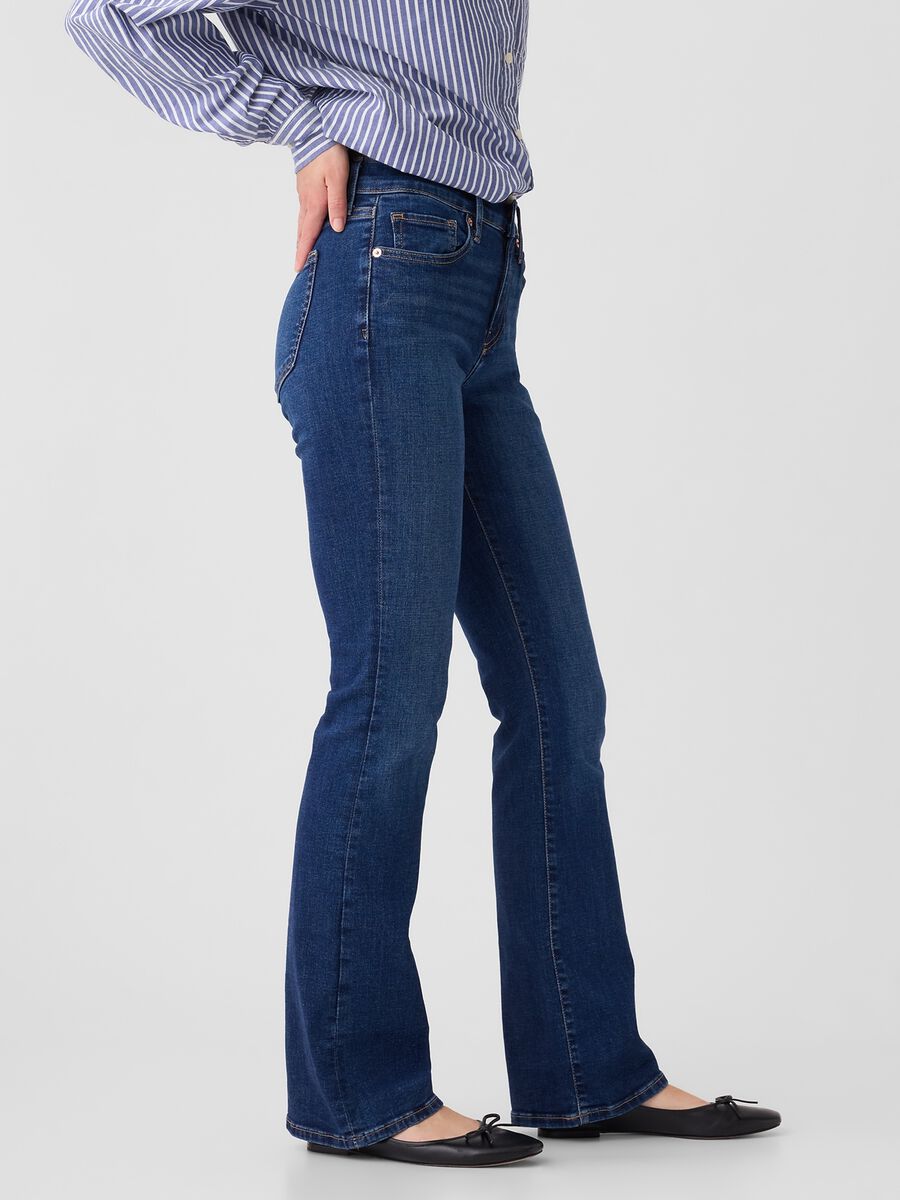 Jeans bootcut flare fit a vita alta Donna_3