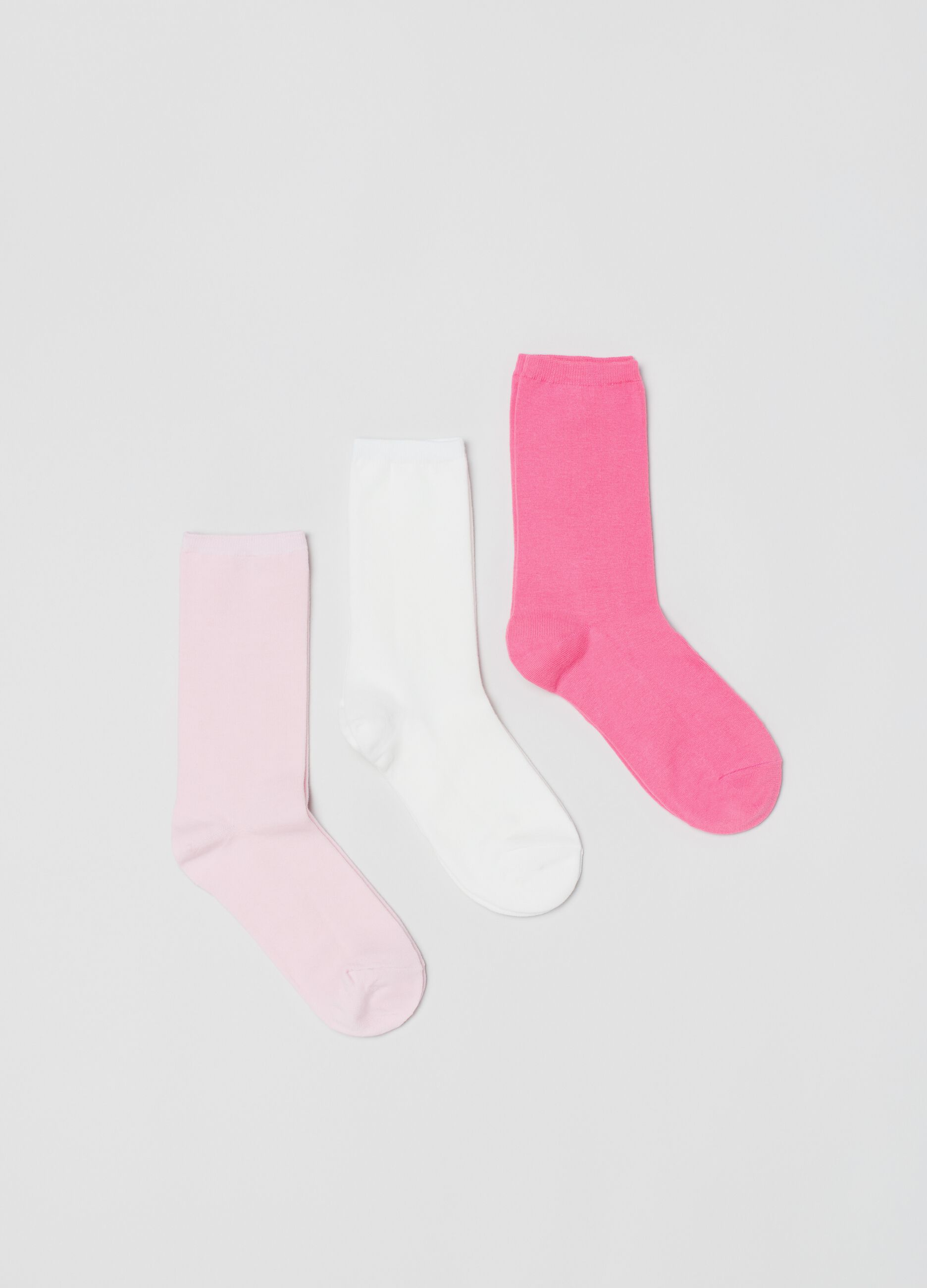 Three-pair pack of short stretch socks_1
