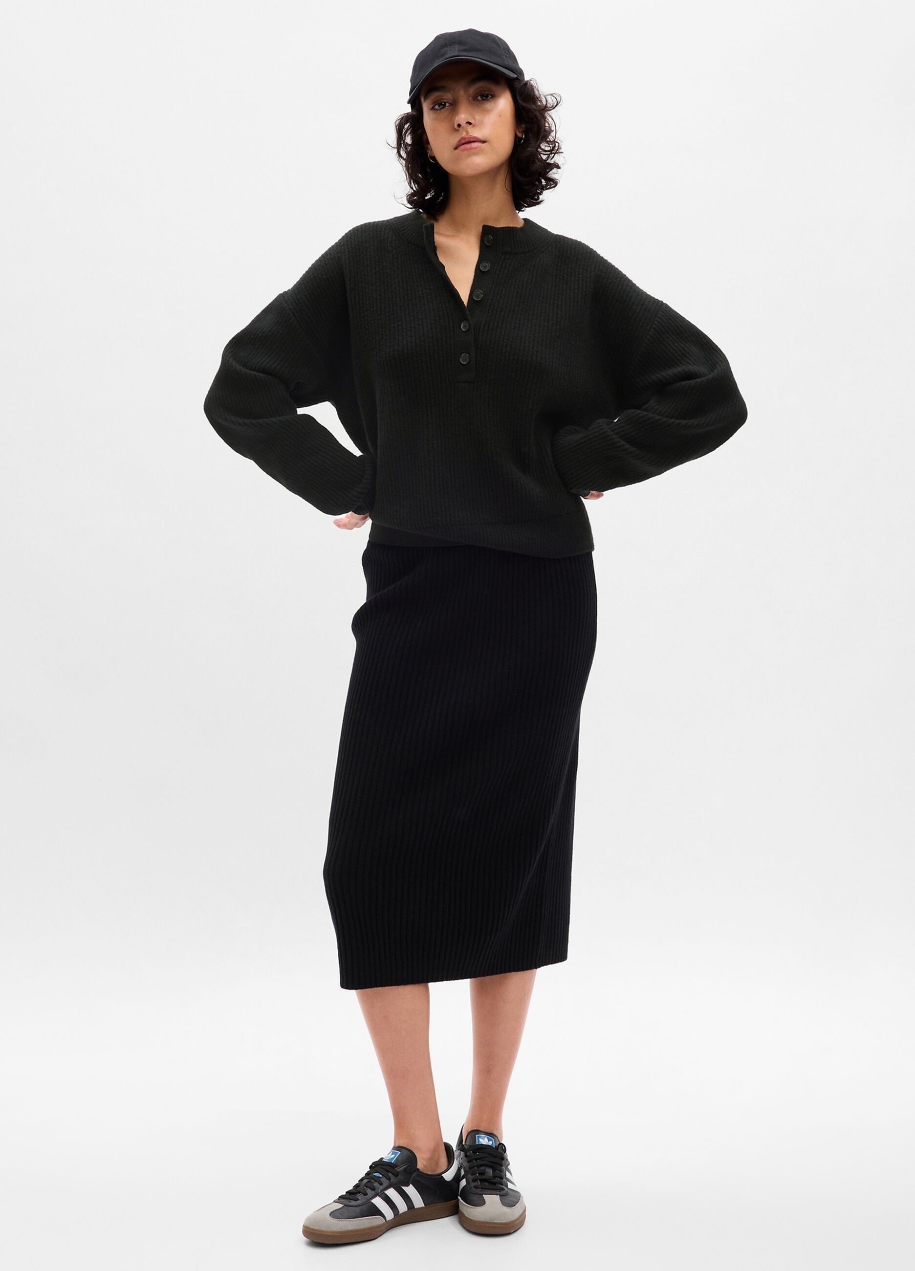 Pullover oversize scollo serafino
