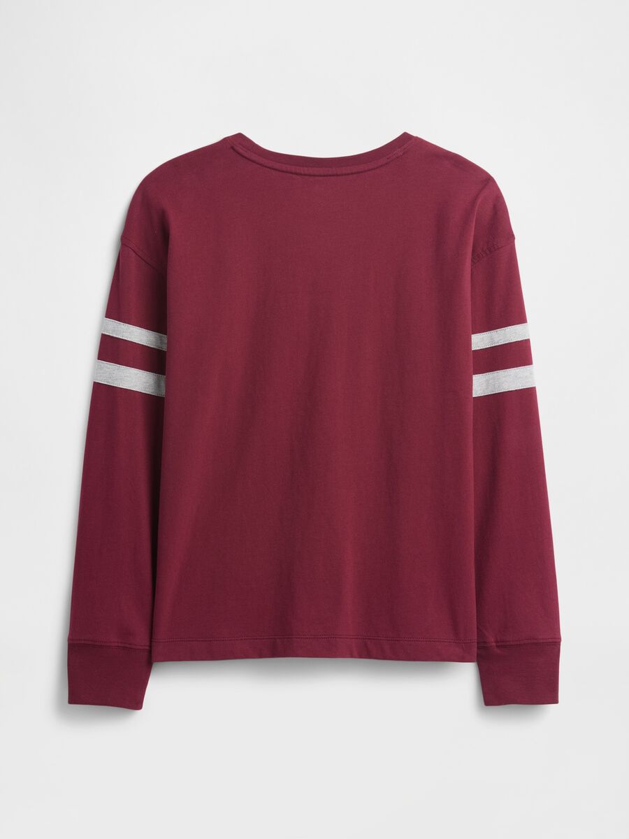 Red long-sleeve cotton shirt Boy_1