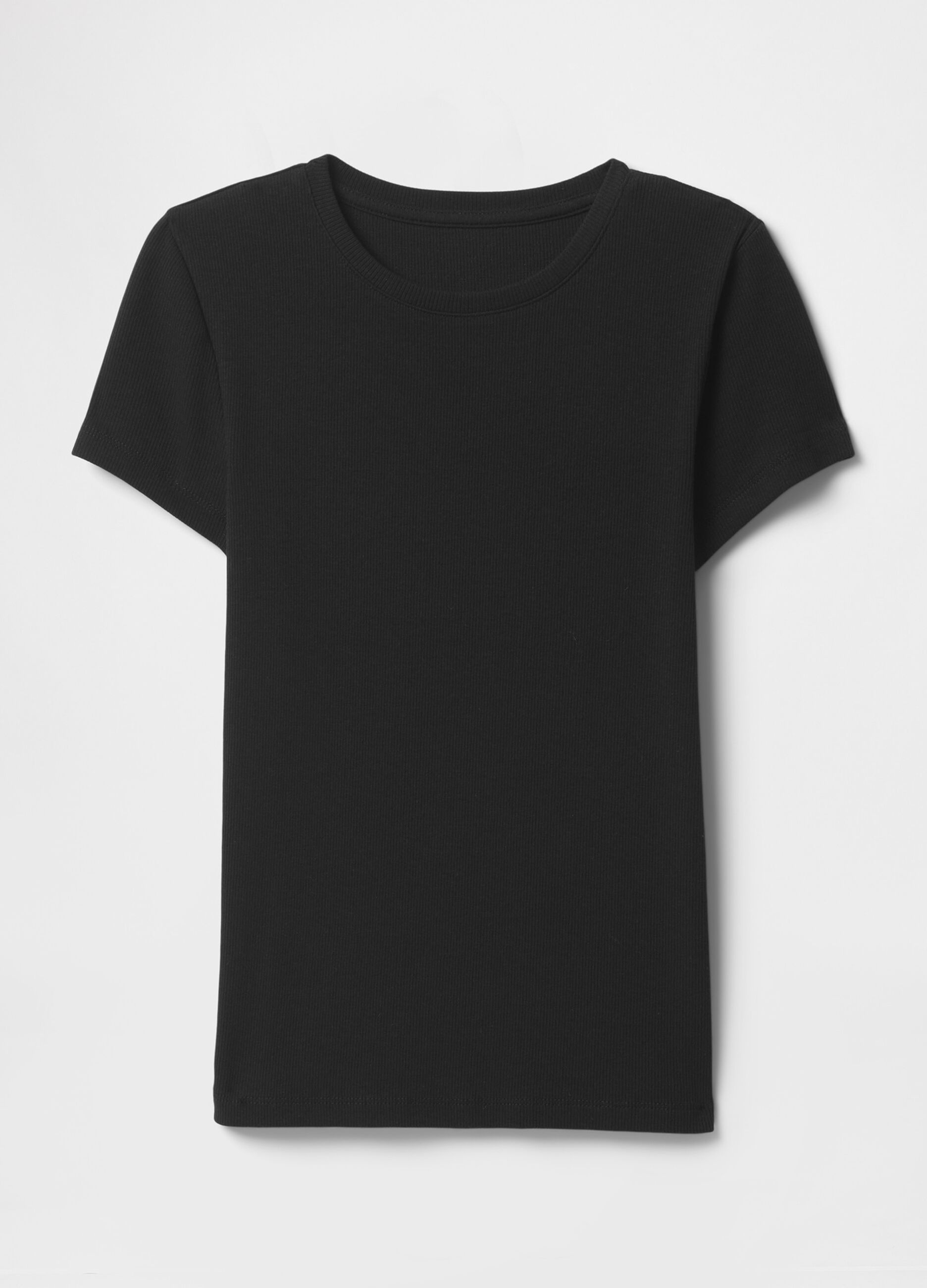 Slim-fit T-shirt in ribbed cotton_3