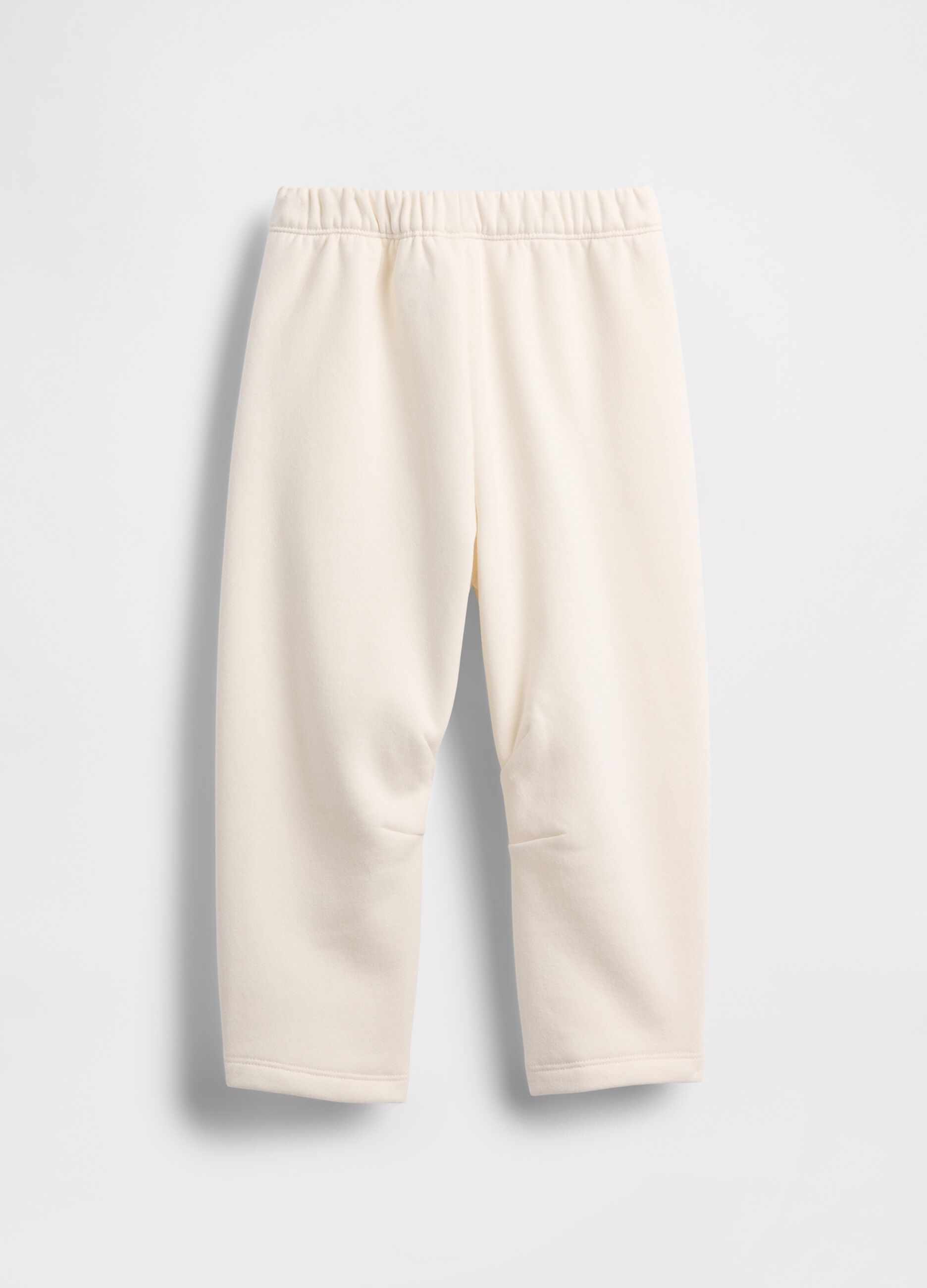 Pantaloni bianchi in puro cotone per bambina_1