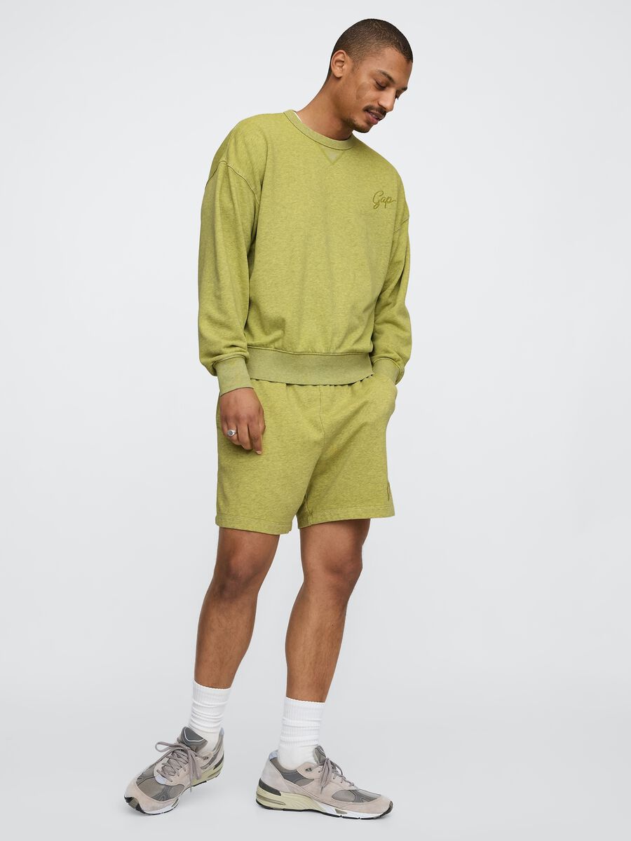 Shorts verde Gap in misto cotone Uomo_3