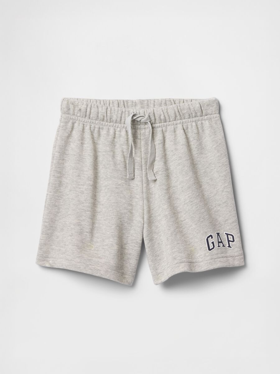 Shorts grigi con logo GAP Bimbo_0