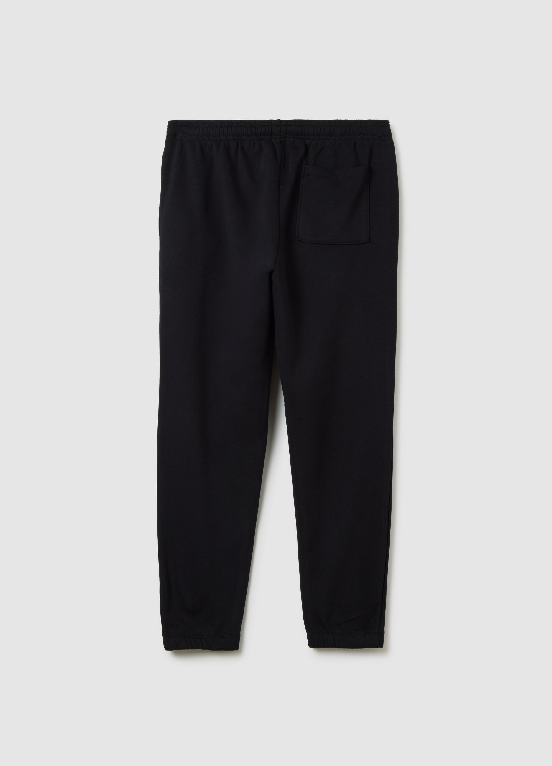Joggers in felpa tinta unita_2