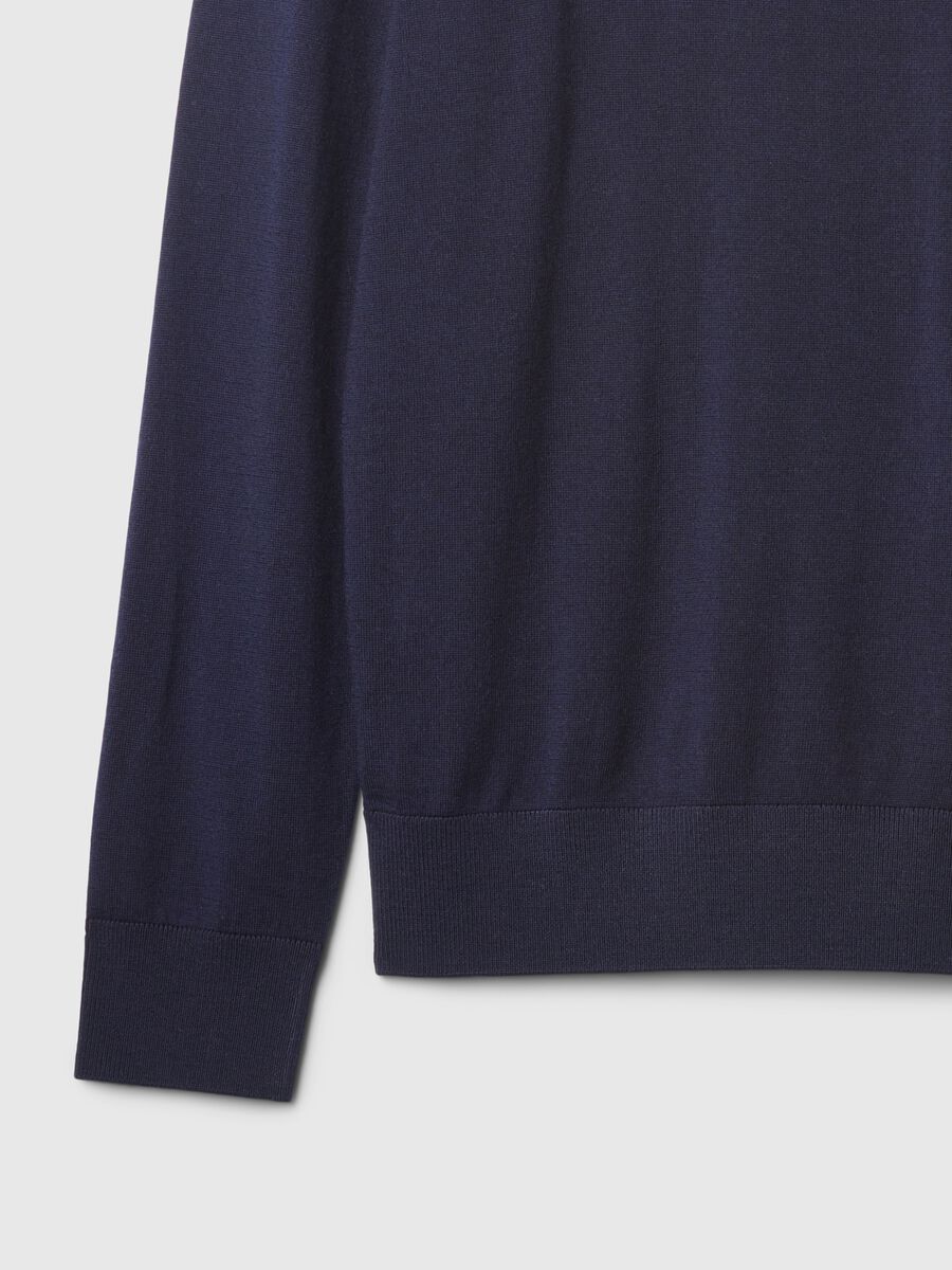 Pullover in lana merino a collo alto Uomo_4