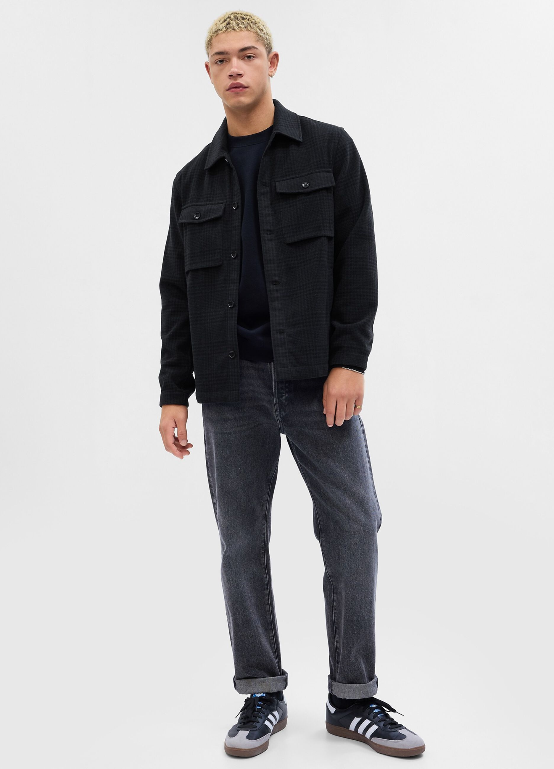Shacket in flanella fantasia check
