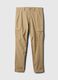 Pantalone cargo in cotone stretch_4