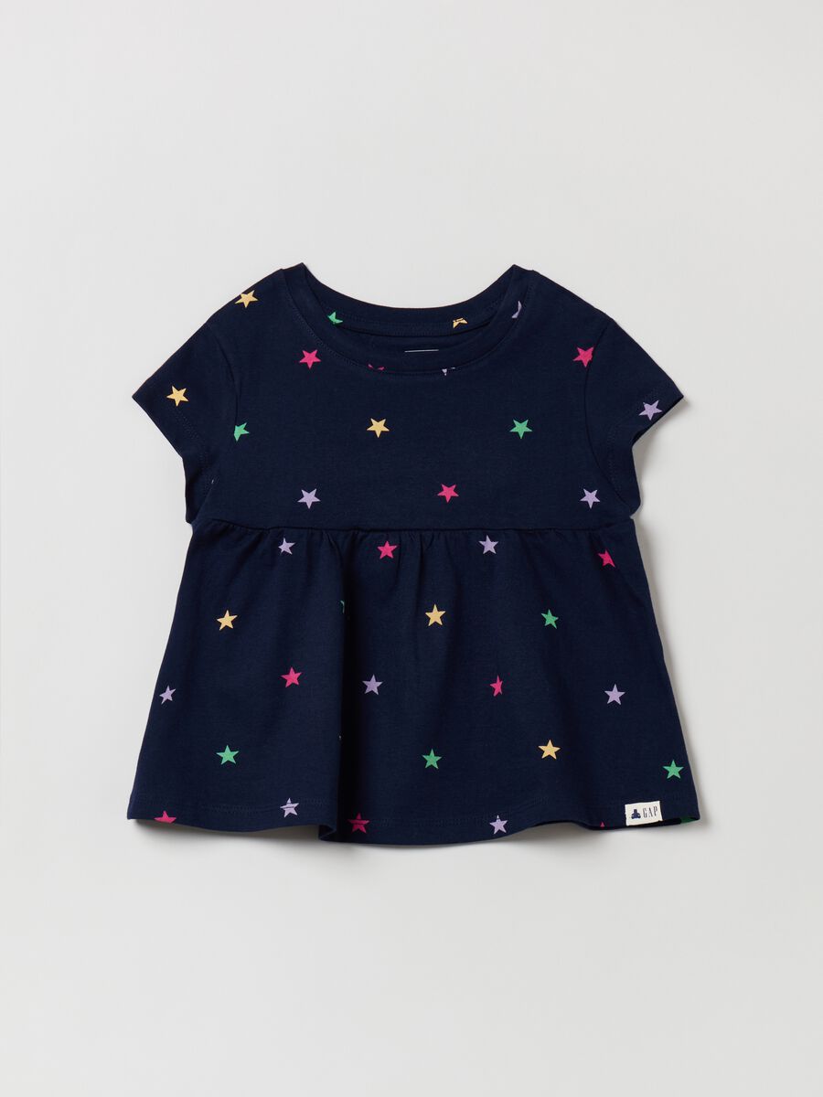 Cotton T-shirt with star print Toddler Girl_0