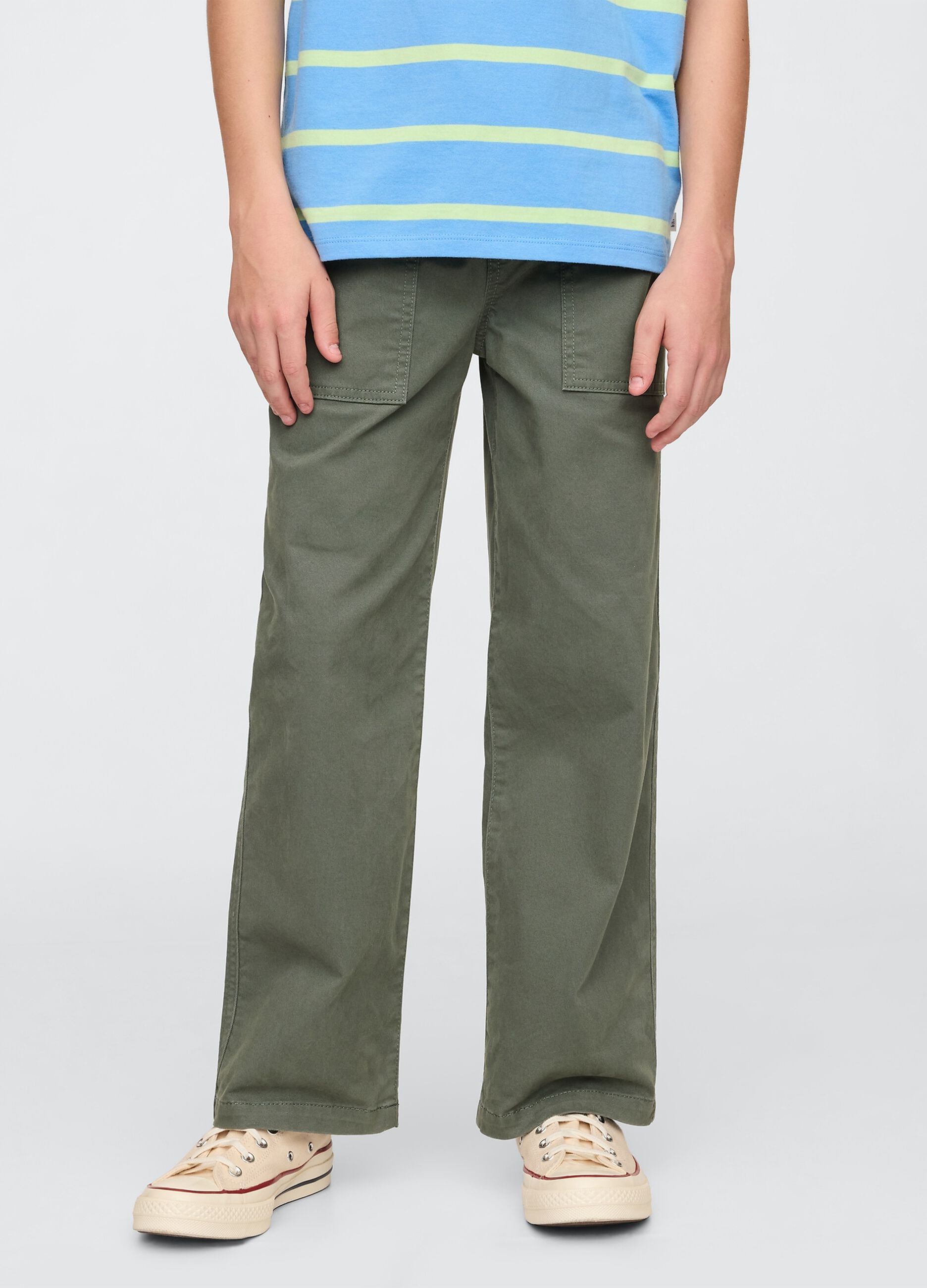 Pantaloni cargo verdi per ragazzo GAP Kids_1