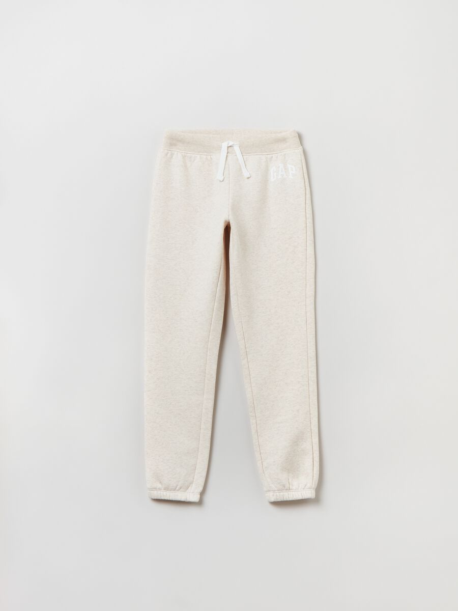 Joggers in felpa con stampa logo Bambina_0