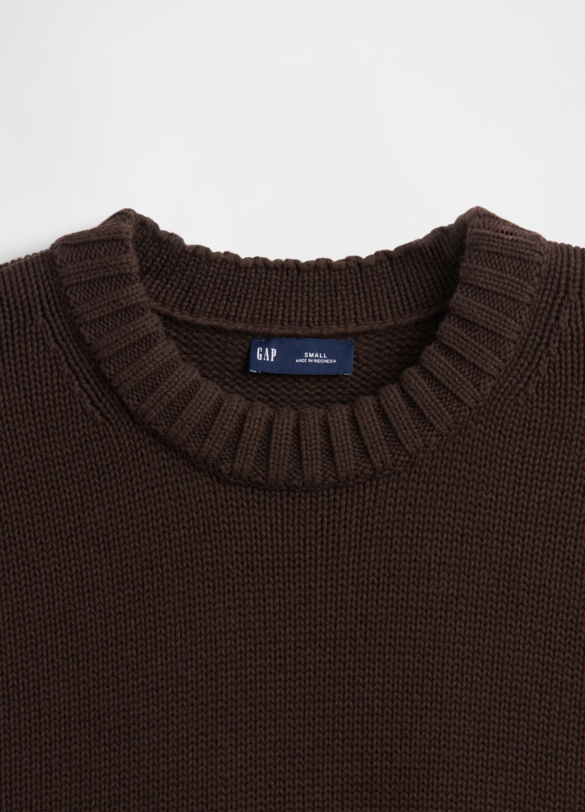 Brown Cotton Sweater