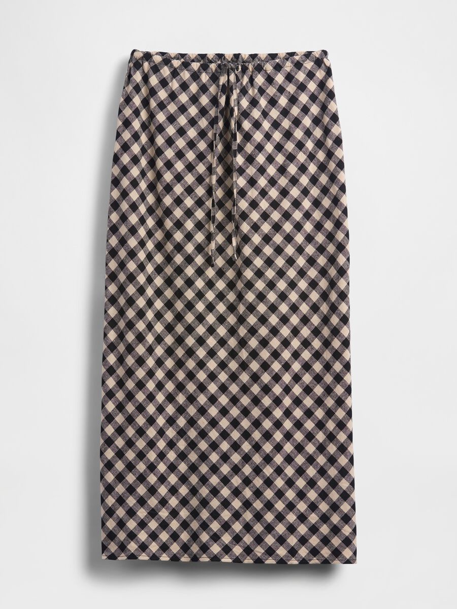 Gap Long Plaid Skirt Woman_3
