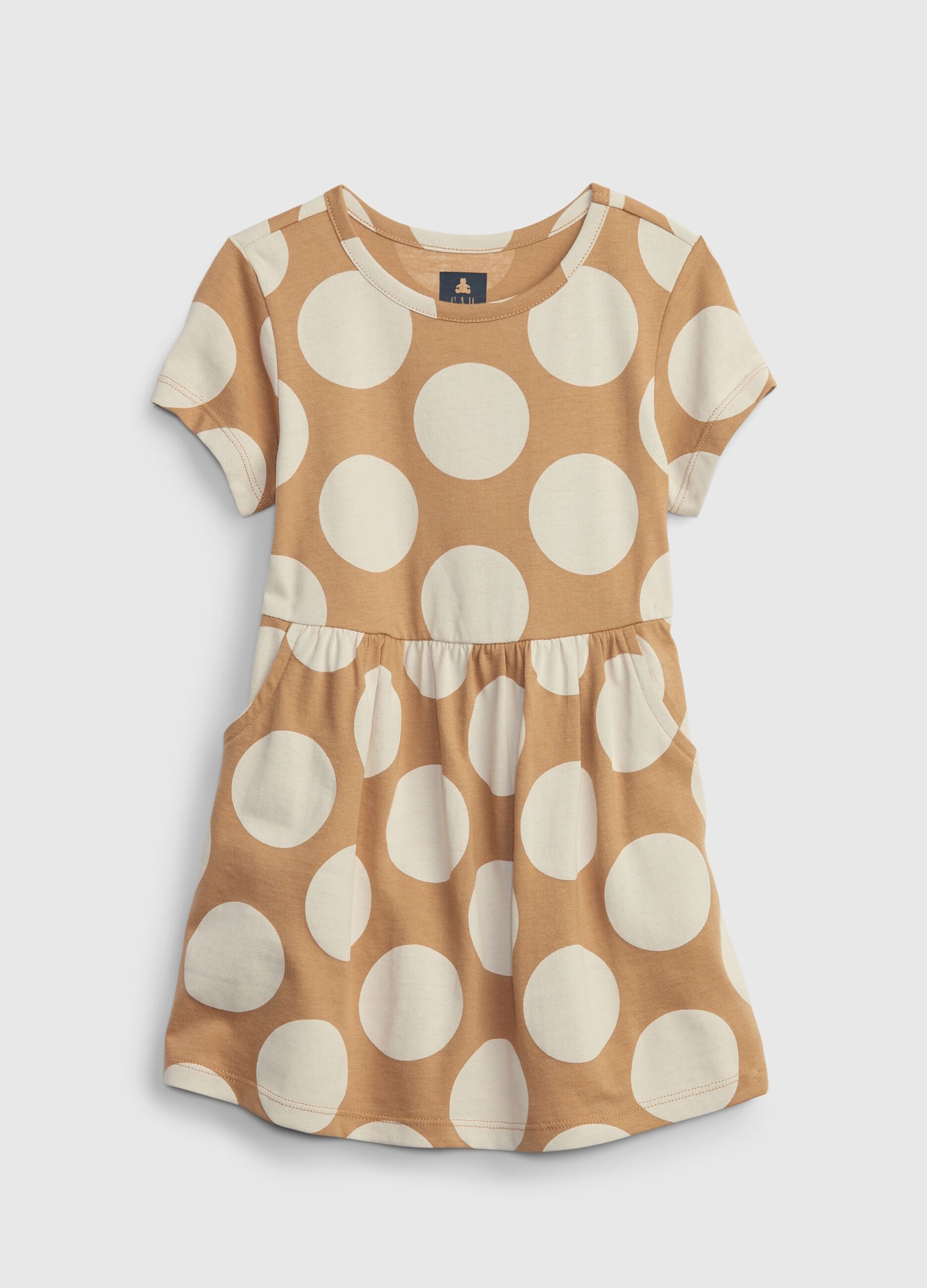 Dress with polka dot print_0