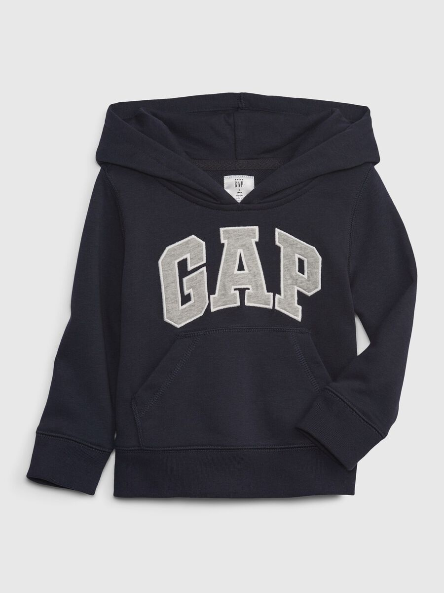 Felpa con cappuccio e patch logo Bimbo_0
