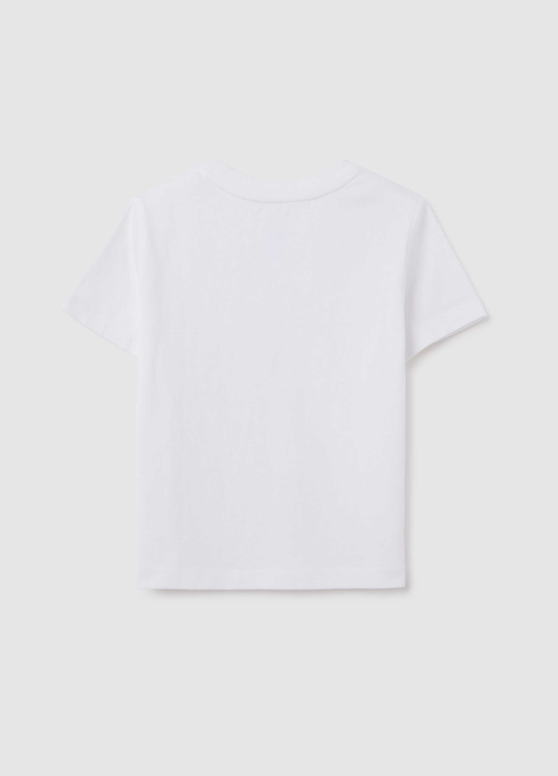 T-shirt in cotone con tasca_1